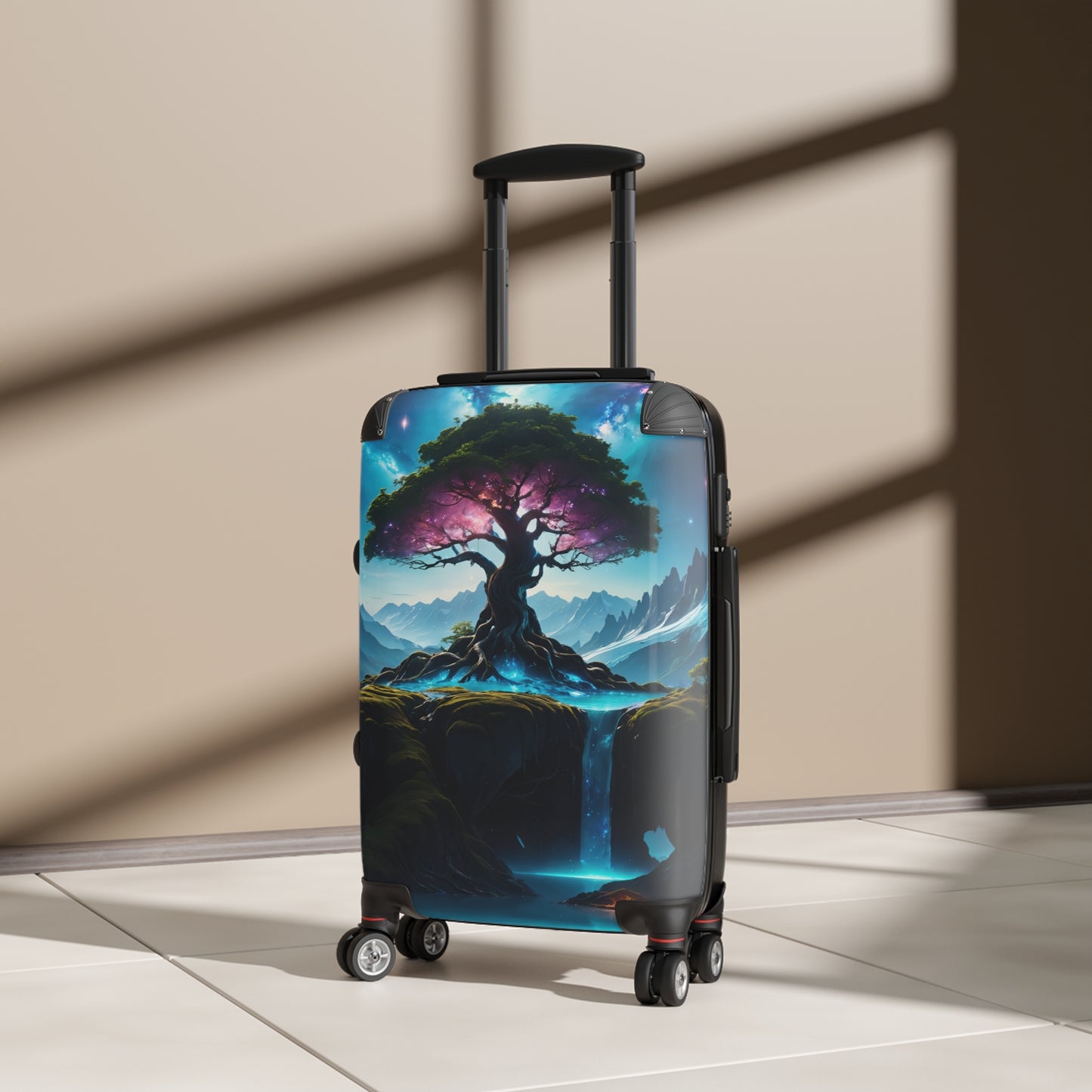 Fantasy Forest Trees Nature Art Carry-On Suitcase - Stylish Luggage for Travelers