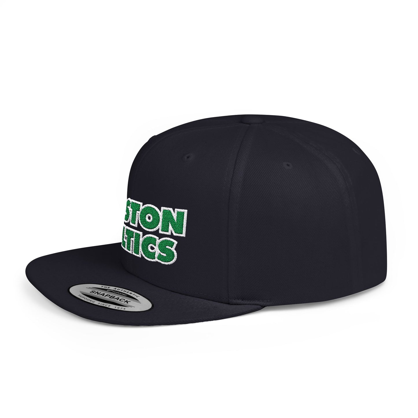 Boston Celtics Boston Basketball Flat Bill Snapback – Lightweight, Custom Fit, Premium Quality