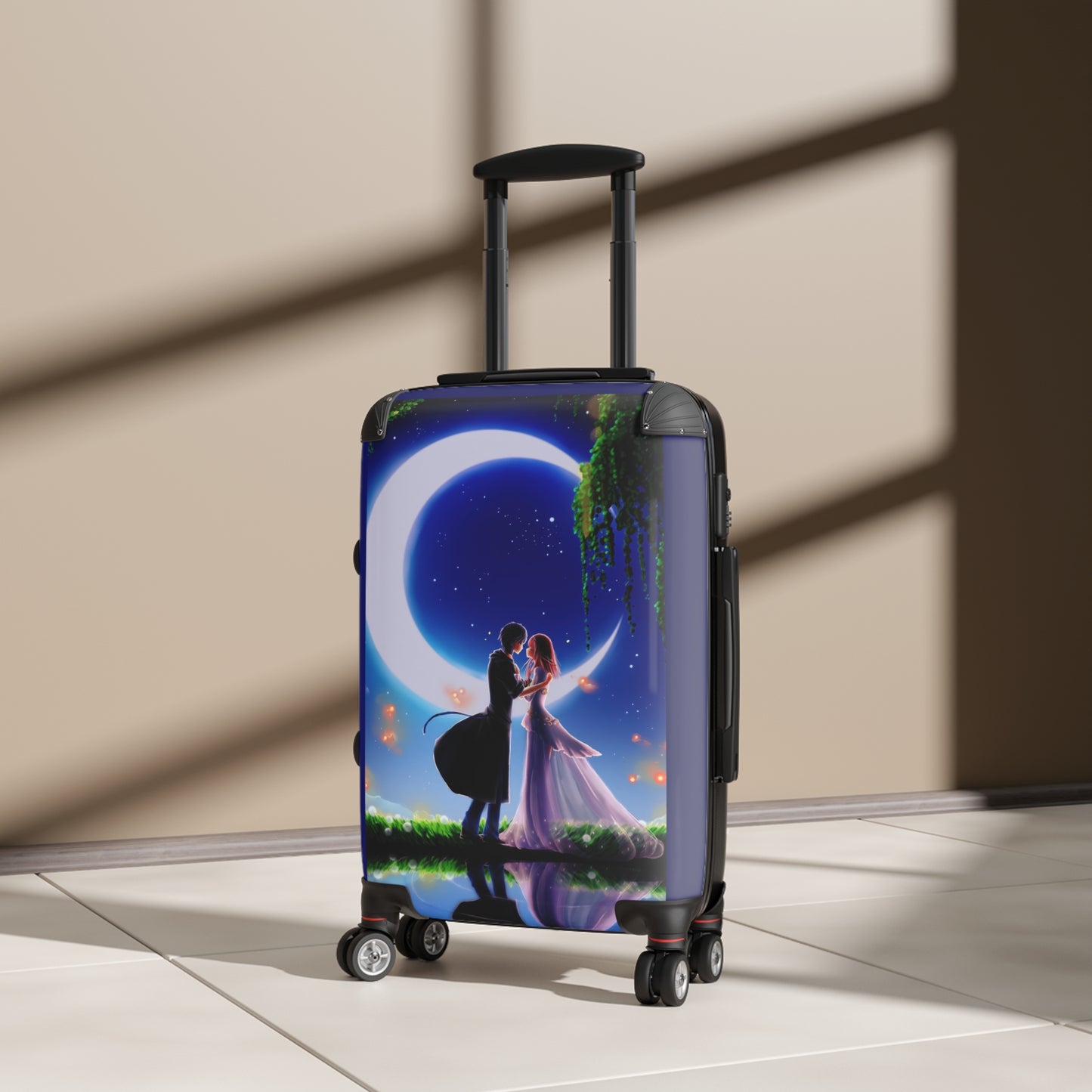 Love Couple Kiss Art Carry-On Suitcase - Stylish Luggage for Travelers