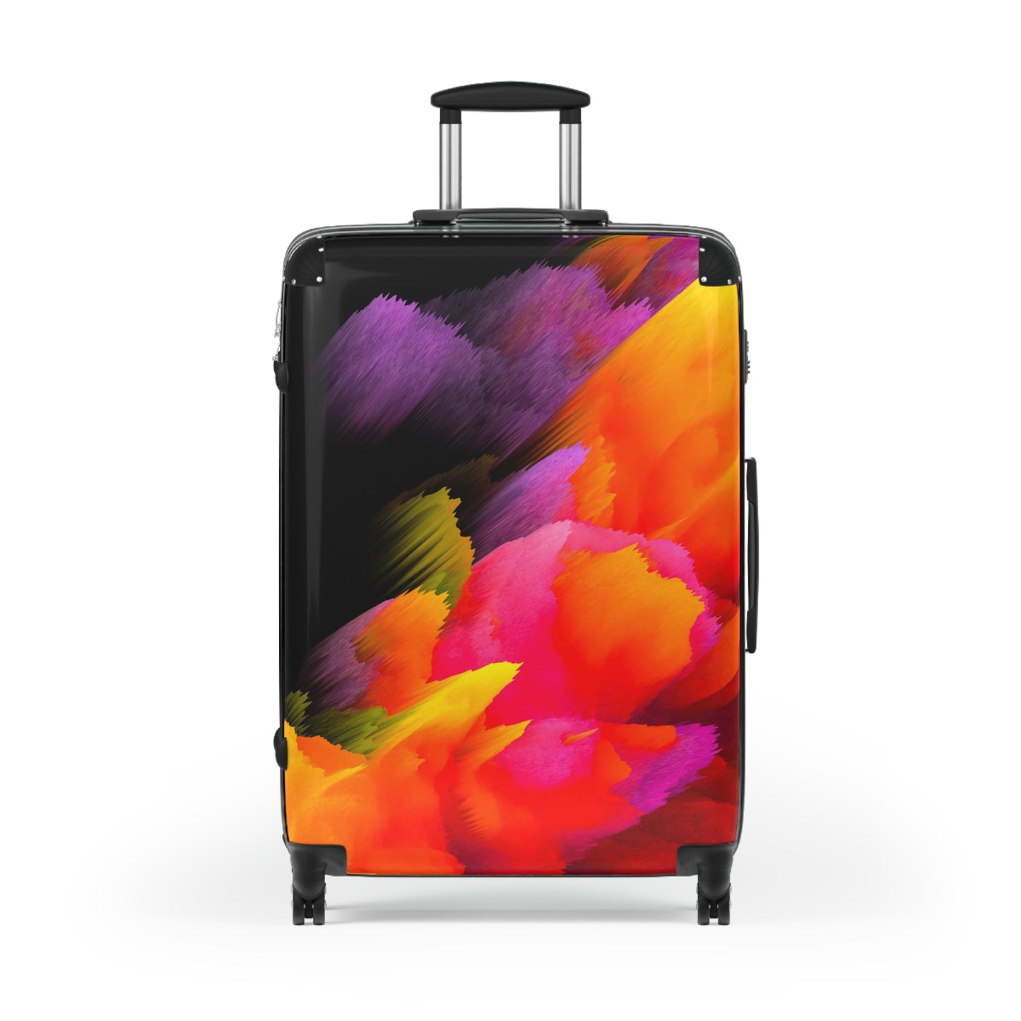 Abstract Colorful Dispersion Art Carry-On Suitcase - Stylish Luggage for Travelers