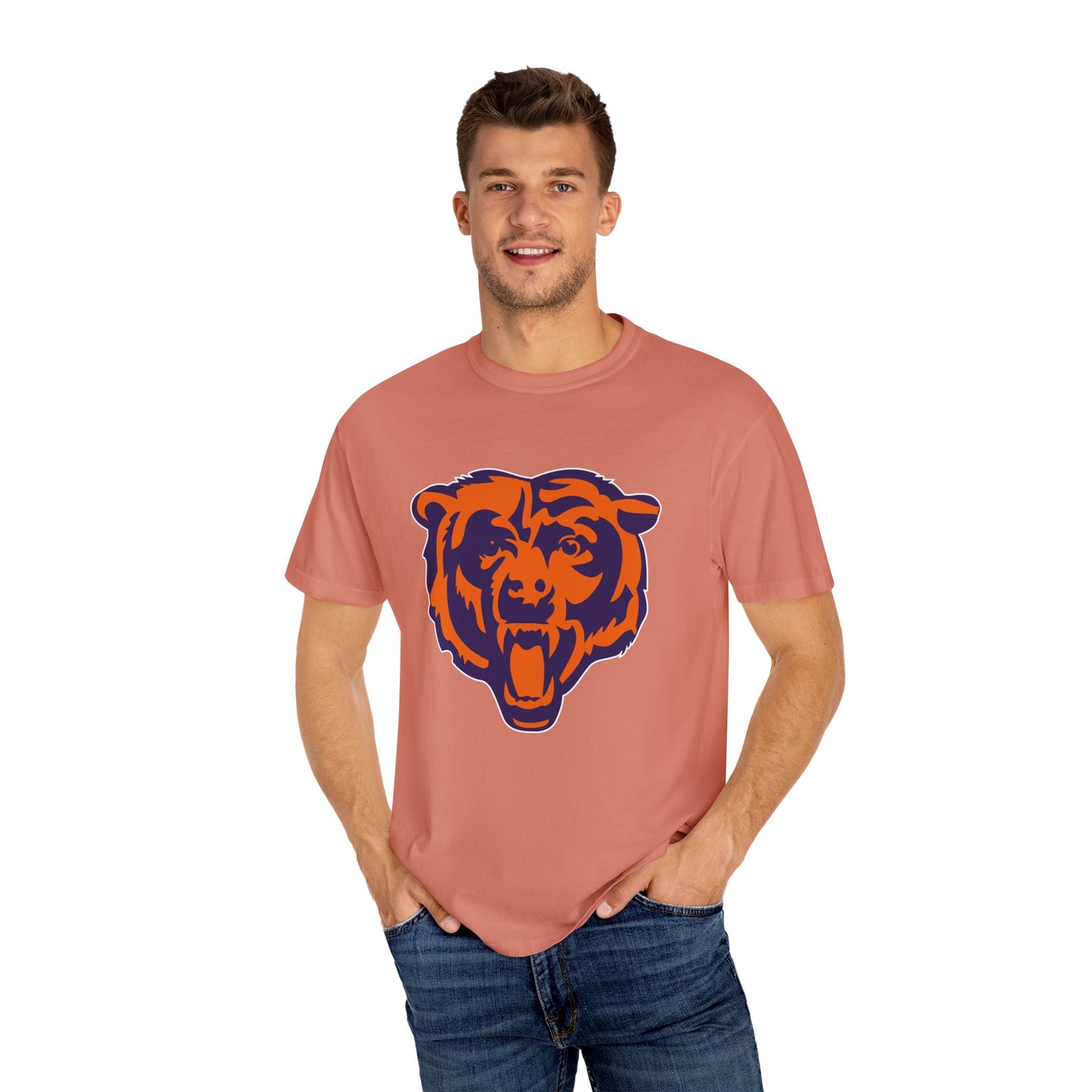 Chicago Bears Gear Garment-Dyed T-Shirt – Premium Cotton Tee for Customization