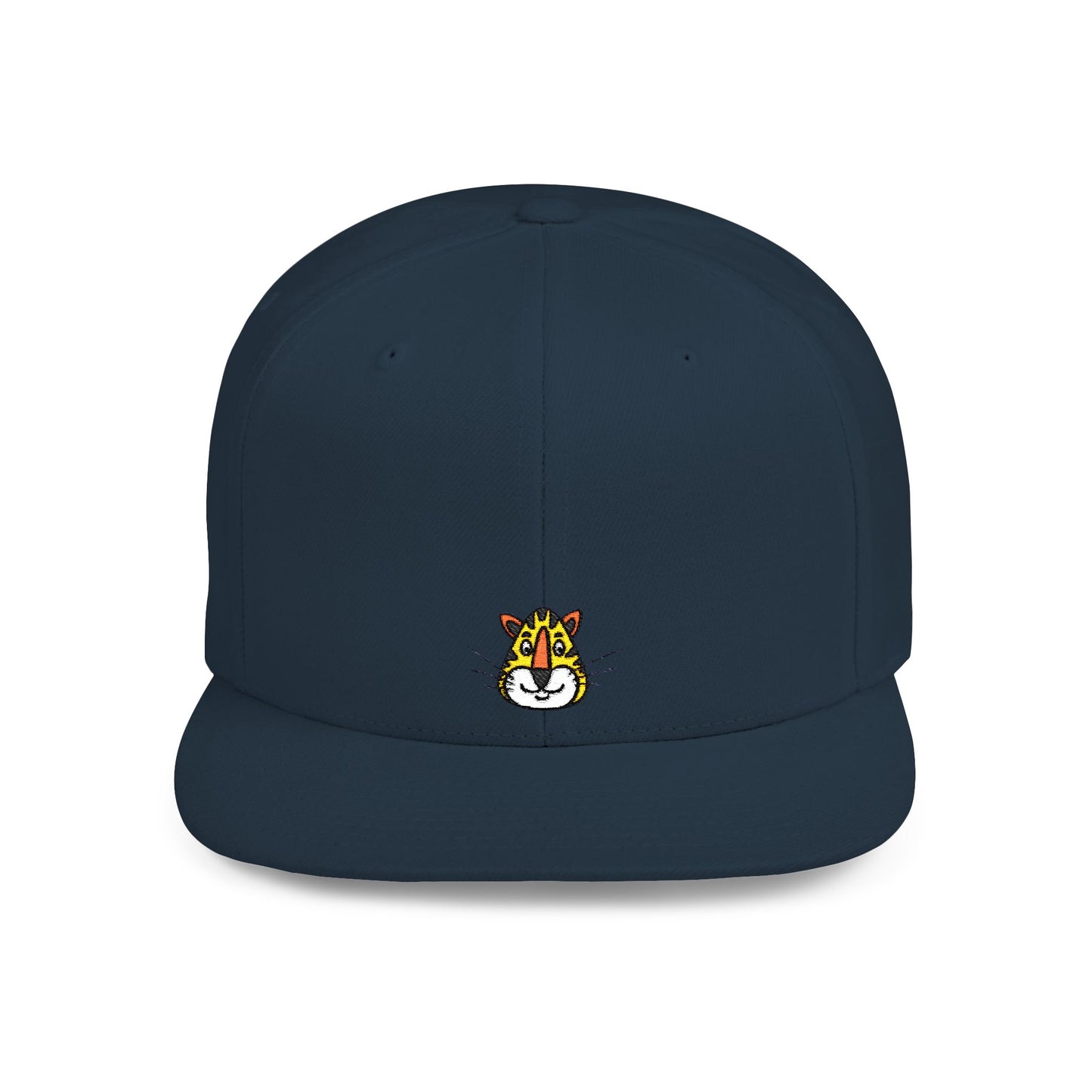 Icons Embroidered Tiger 2 Flat Bill Snapback – Lightweight, Custom Fit, Premium Quality