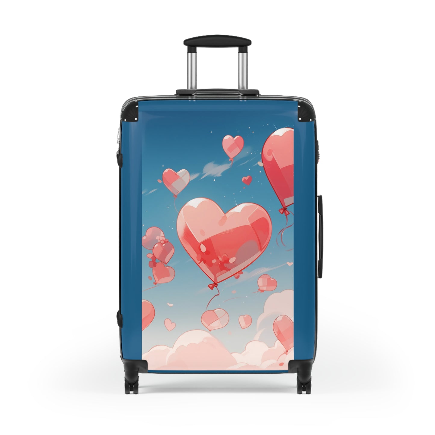 Love Flying Heart Art Carry-On Suitcase - Stylish Luggage for Travelers
