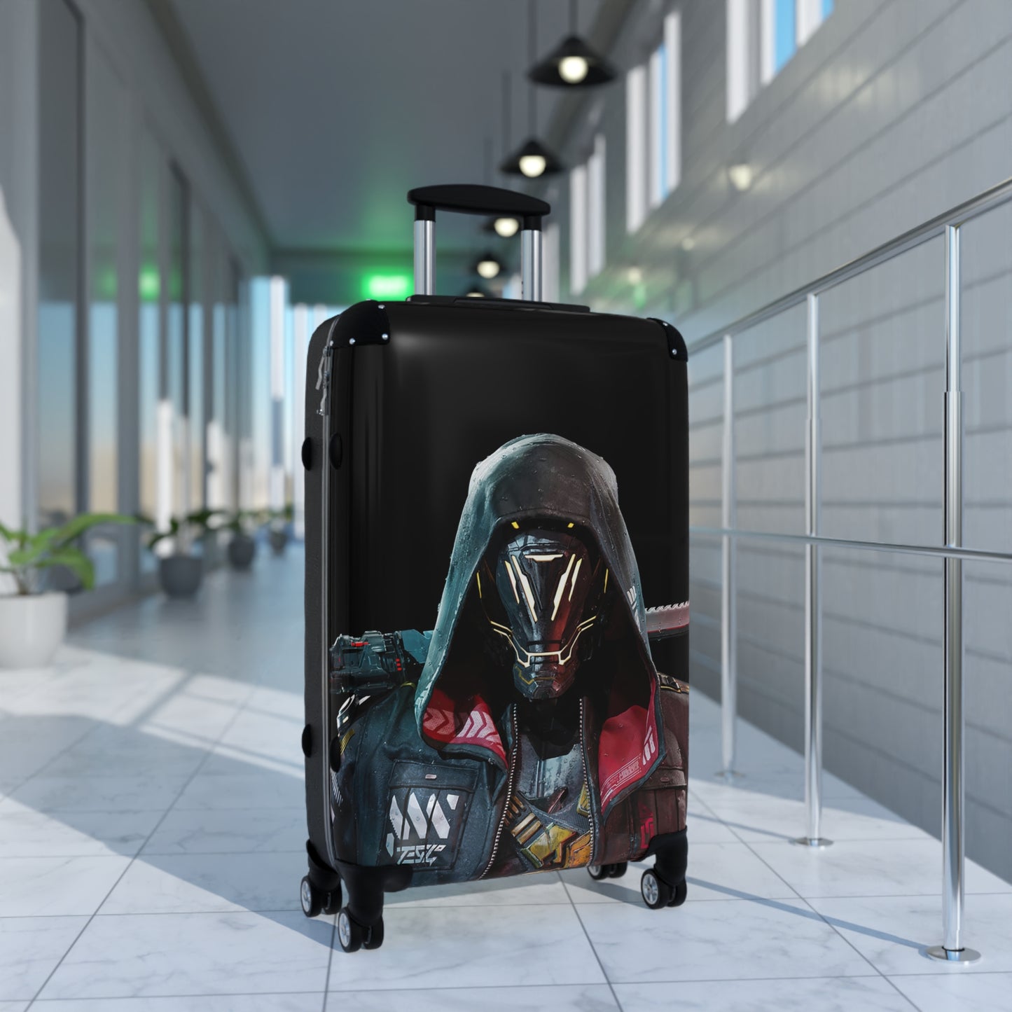 Video Games Ghost Runner Carry-On Suitcase - Stylish Luggage for Travelers