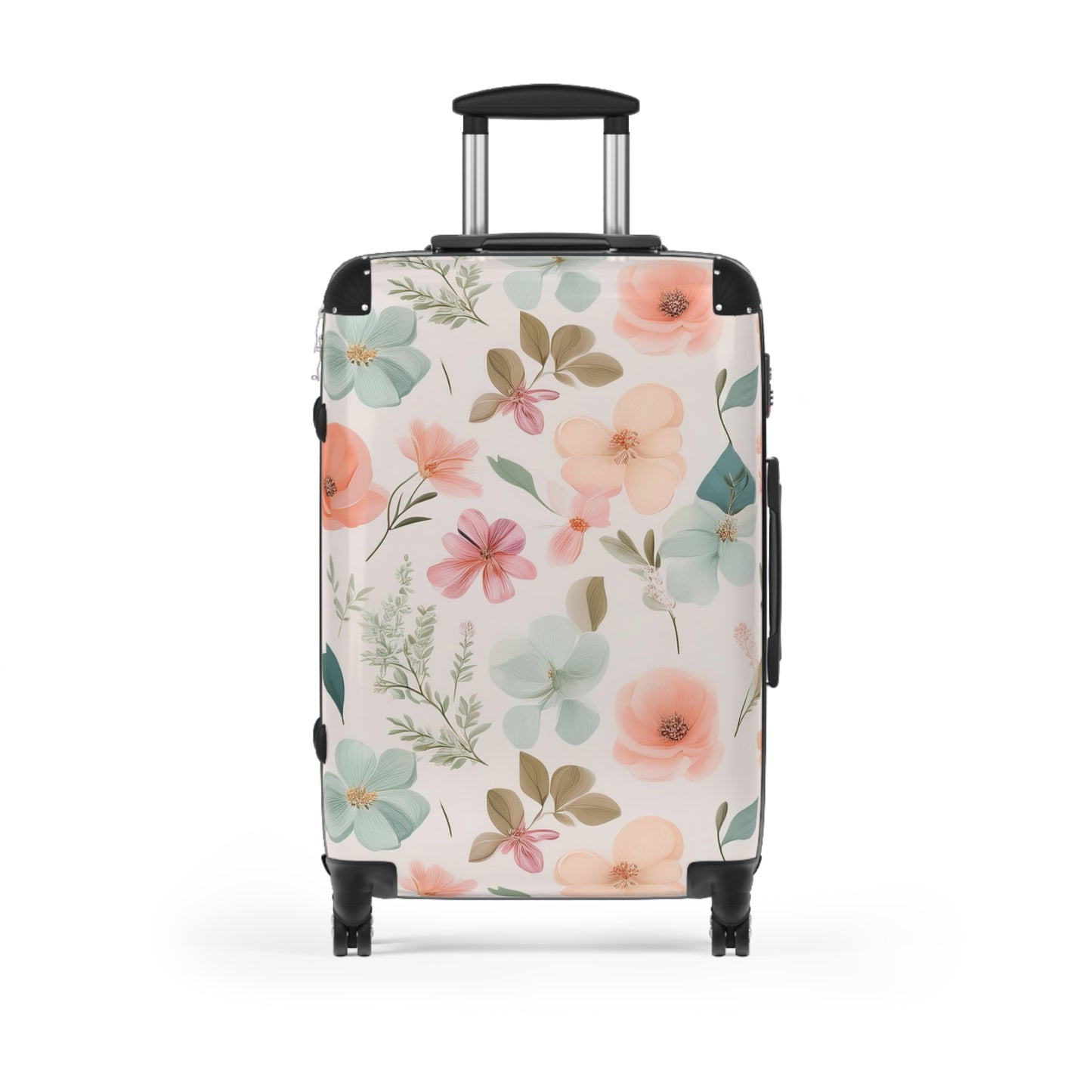 Nature Flowers Floral Dedicated Floral Pattern Art Carry-On Suitcase - Stylish Luggage for Travelers