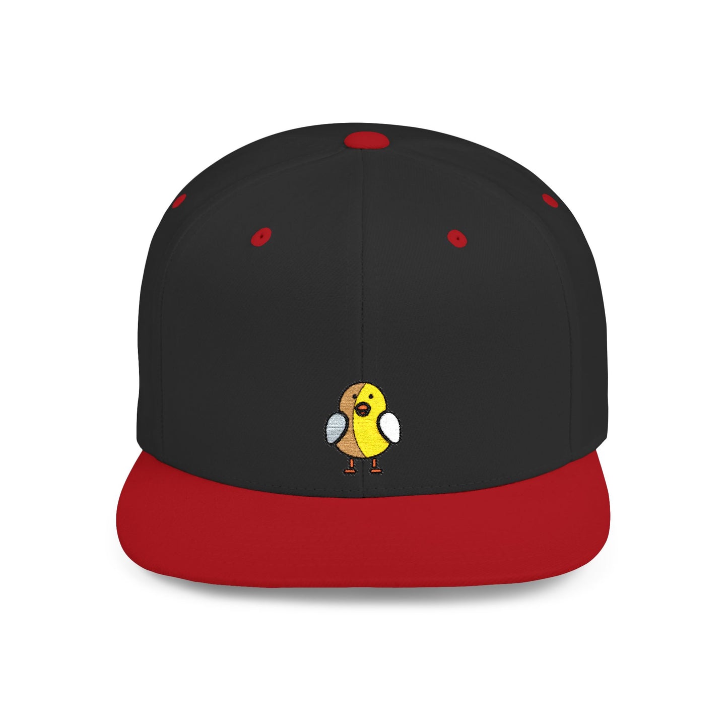 Icons Embroidered Chicks Flat Bill Snapback – Lightweight, Custom Fit, Premium Quality