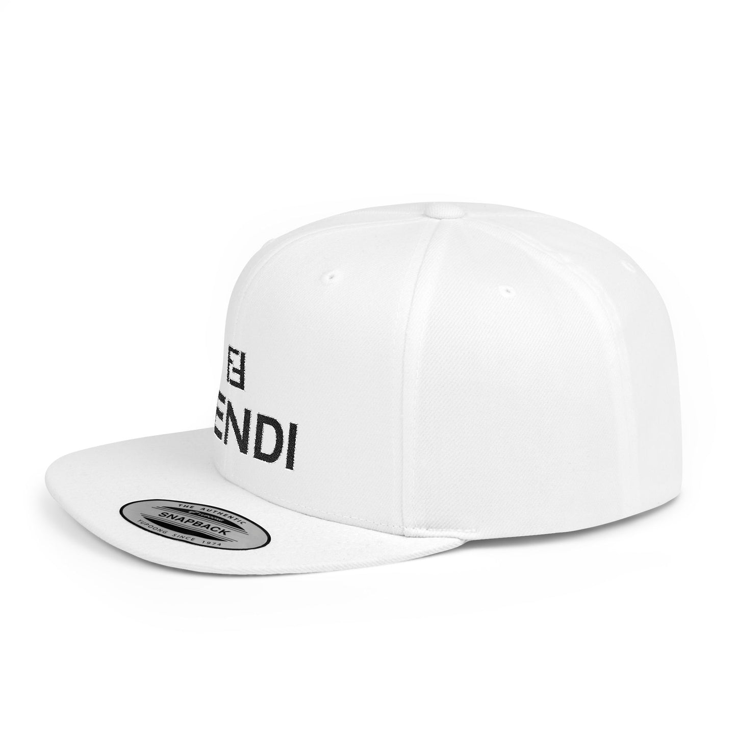 Fendi Flat Bill Snapback – Lightweight, Custom Fit, Premium Quality