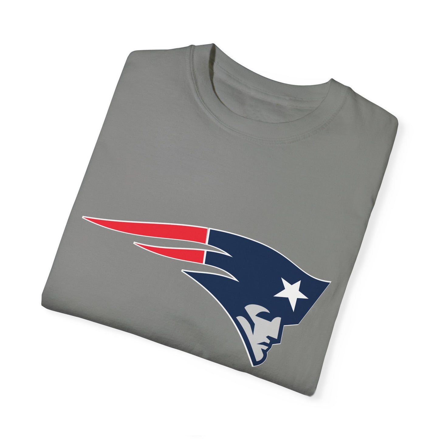 New England Patriots Gear Garment-Dyed T-Shirt – Premium Cotton Tee for Customization
