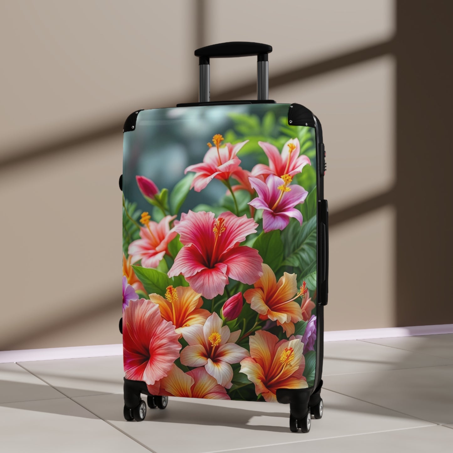 Nature Flowers Floral Close Up Colorful Art Carry-On Suitcase - Stylish Luggage for Travelers