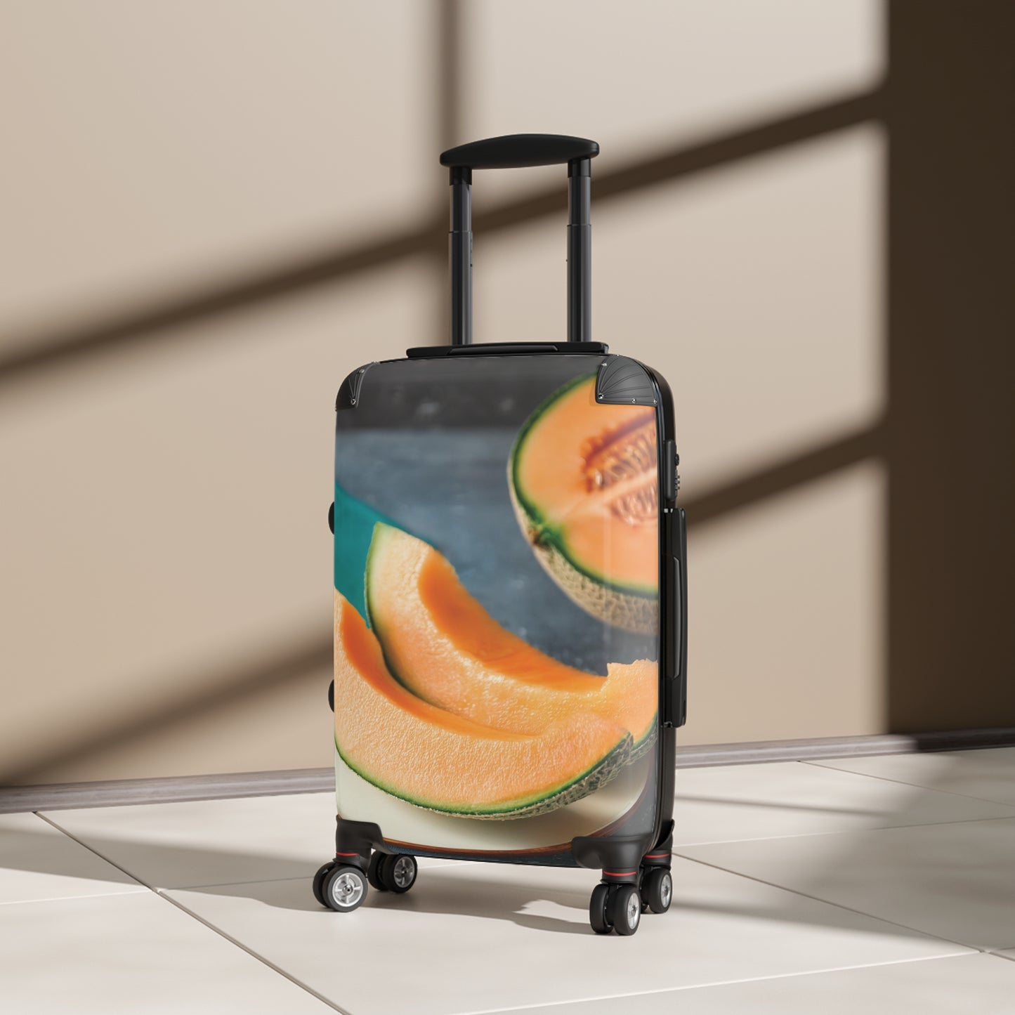Nature Summer Cantaloupe Slices Carry-On Suitcase - Stylish Luggage for Travelers