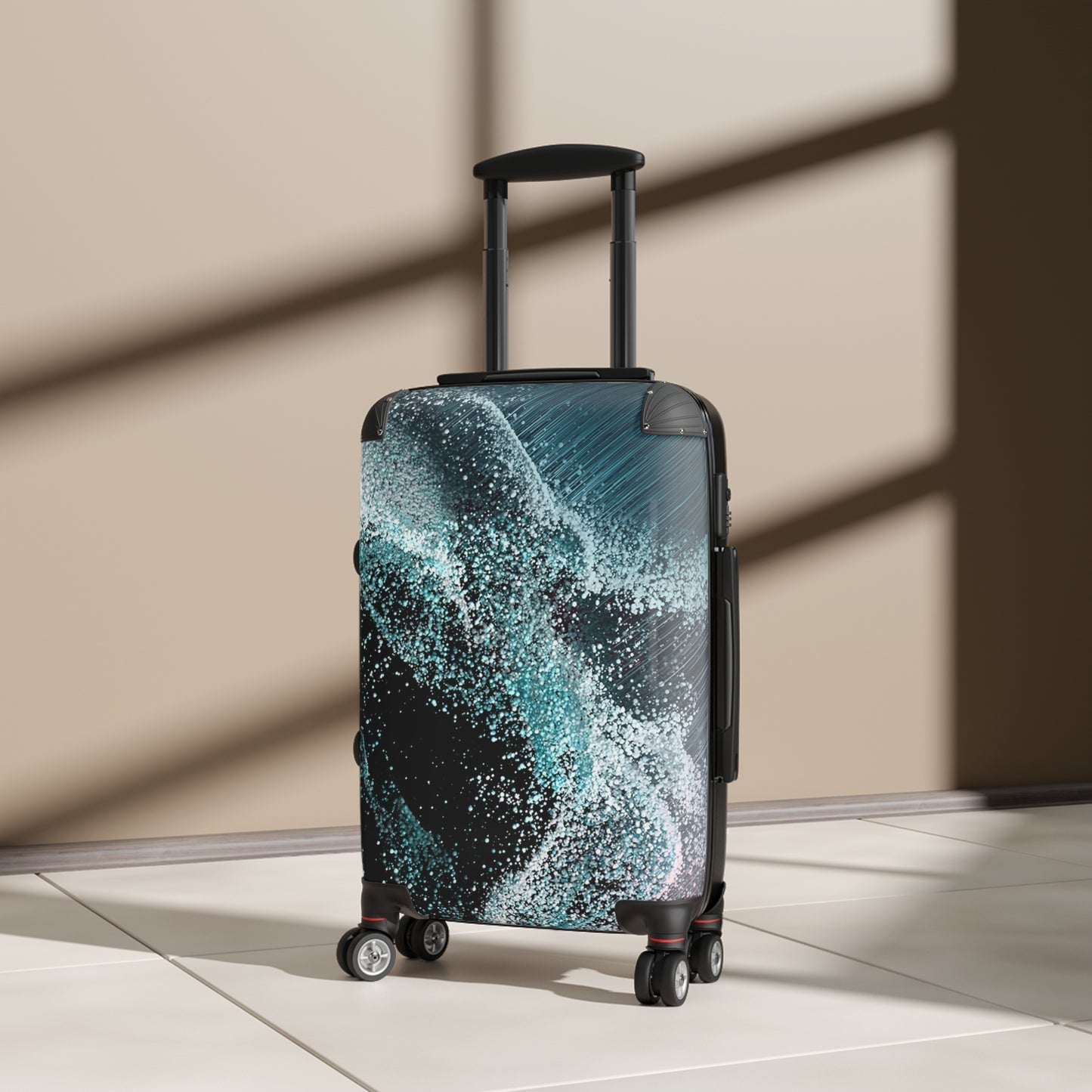 Abstract Samsung Background Colorful Carry-On Suitcase - Stylish Luggage for Travelers