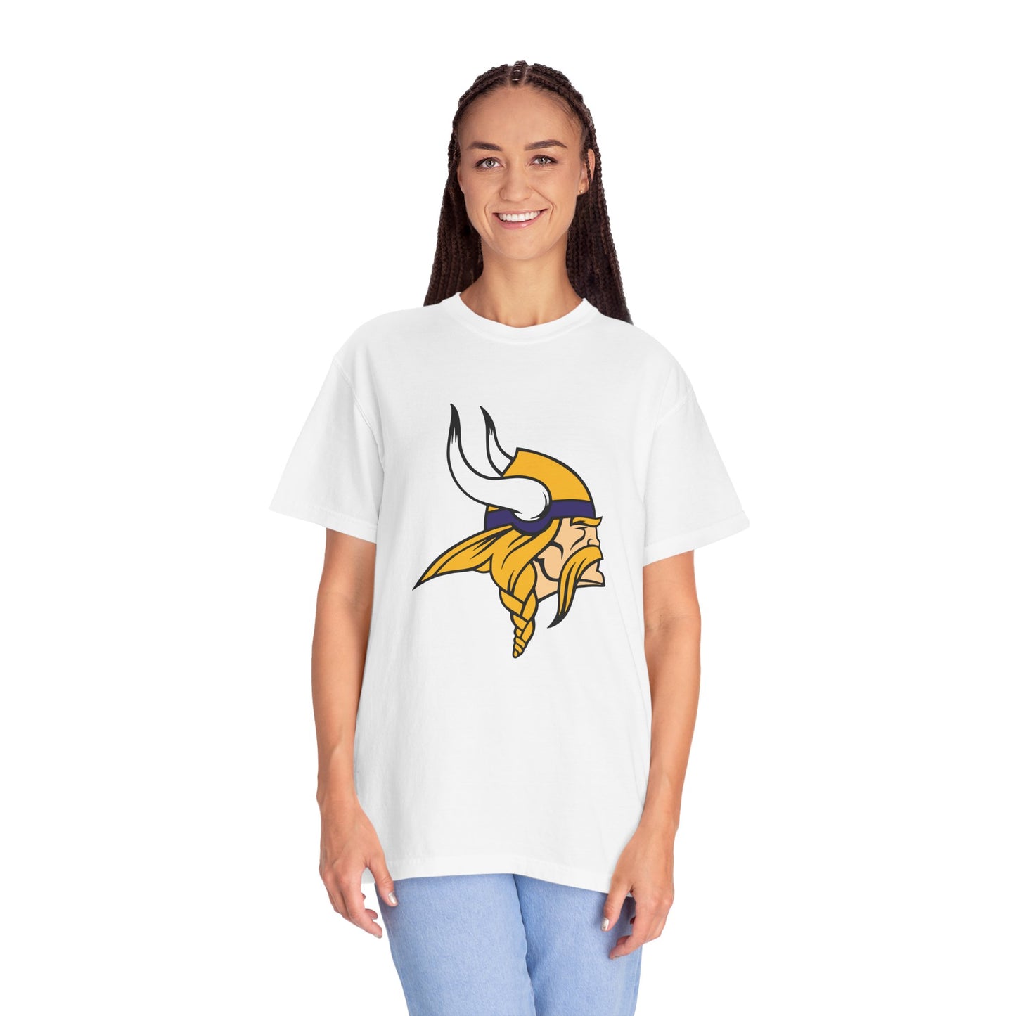 Minnesota Vikings Gear Garment-Dyed T-Shirt – Premium Cotton Tee for Customization