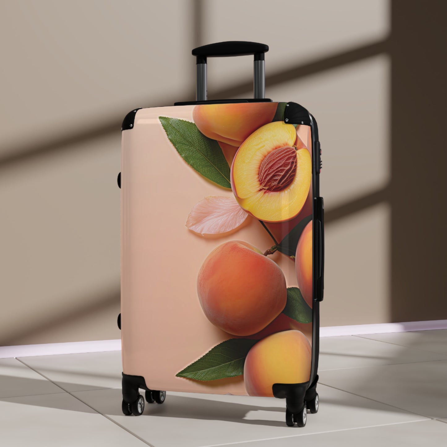 Nature Summer Juicy Peaches Carry-On Suitcase - Stylish Luggage for Travelers