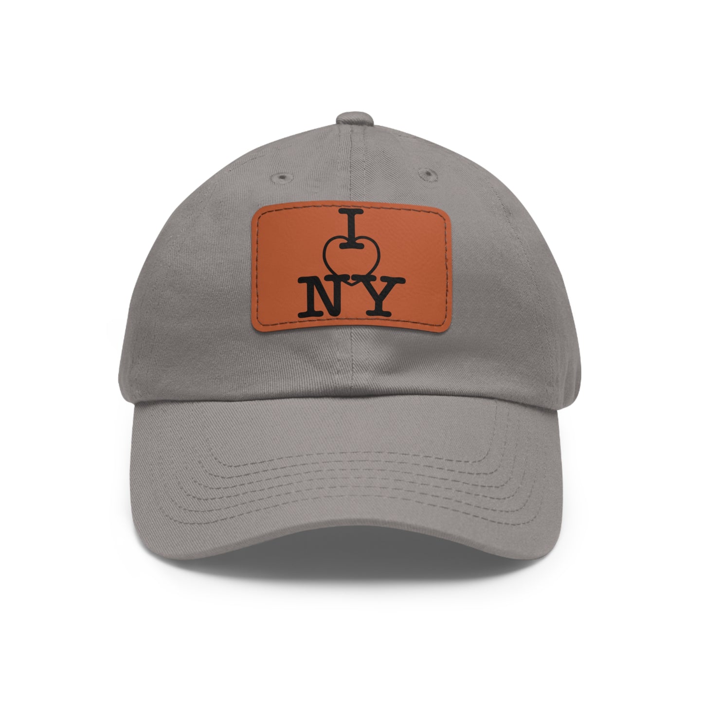 Dad Leather Patch Hat I Love NY  – Timeless Style, Perfect Fit