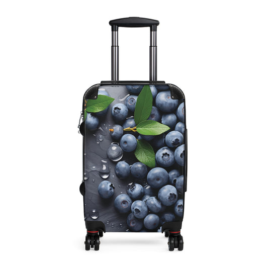 Nature Summer Blue Berries Carry-On Suitcase - Stylish Luggage for Travelers