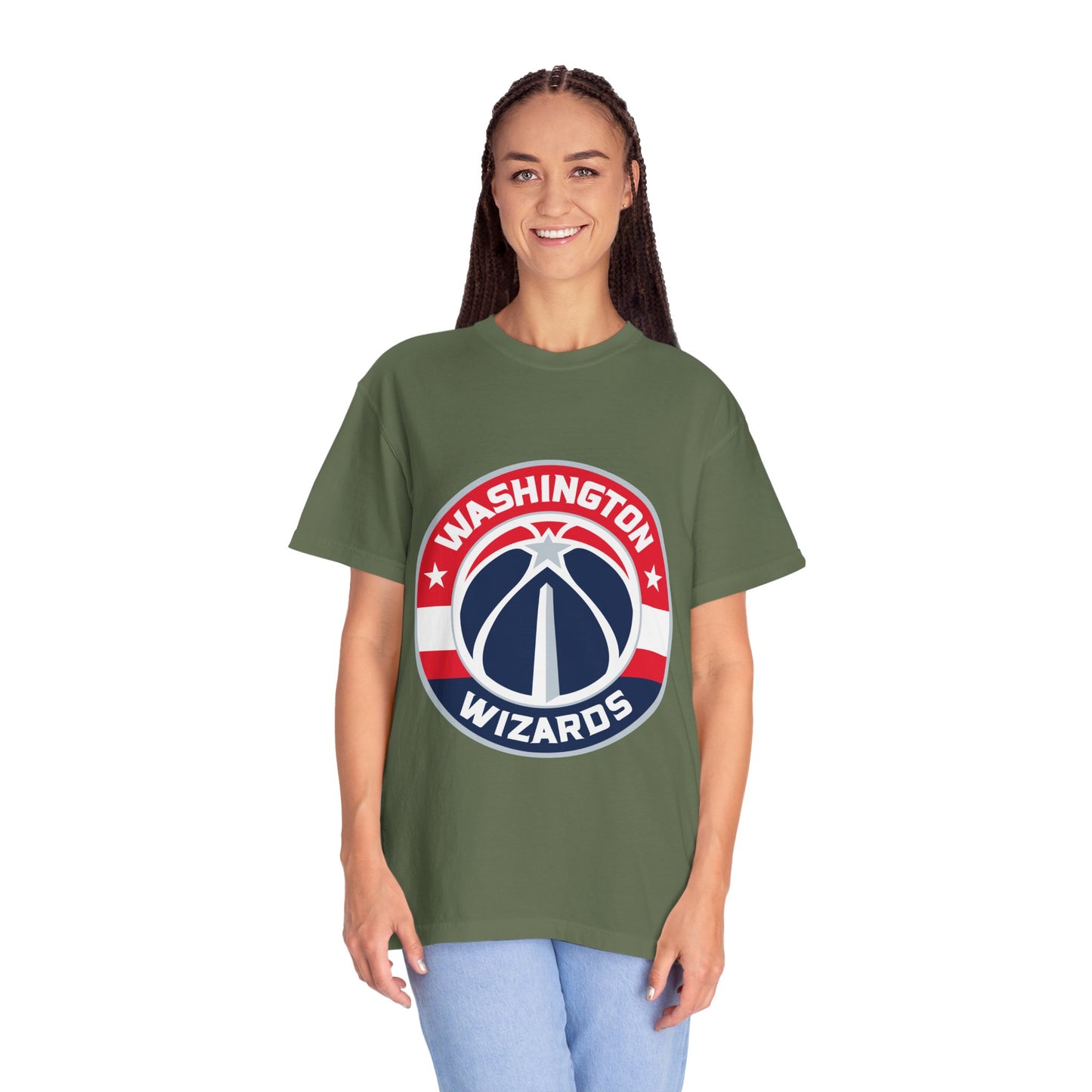Washington Wizards Strong Garment-Dyed T-Shirt – Premium Cotton Tee for Customization