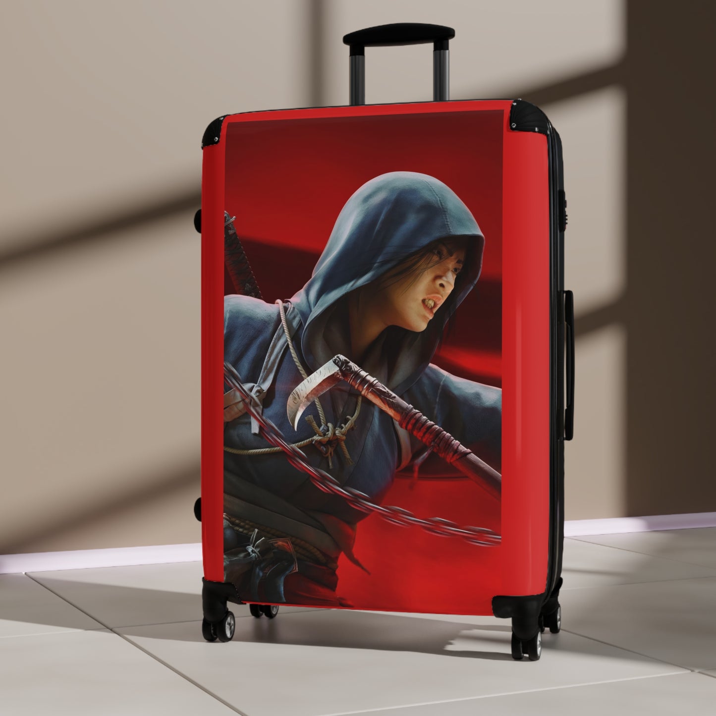 Video Games Assassins's Creed Naoe Carry-On Suitcase - Stylish Luggage for Travelers