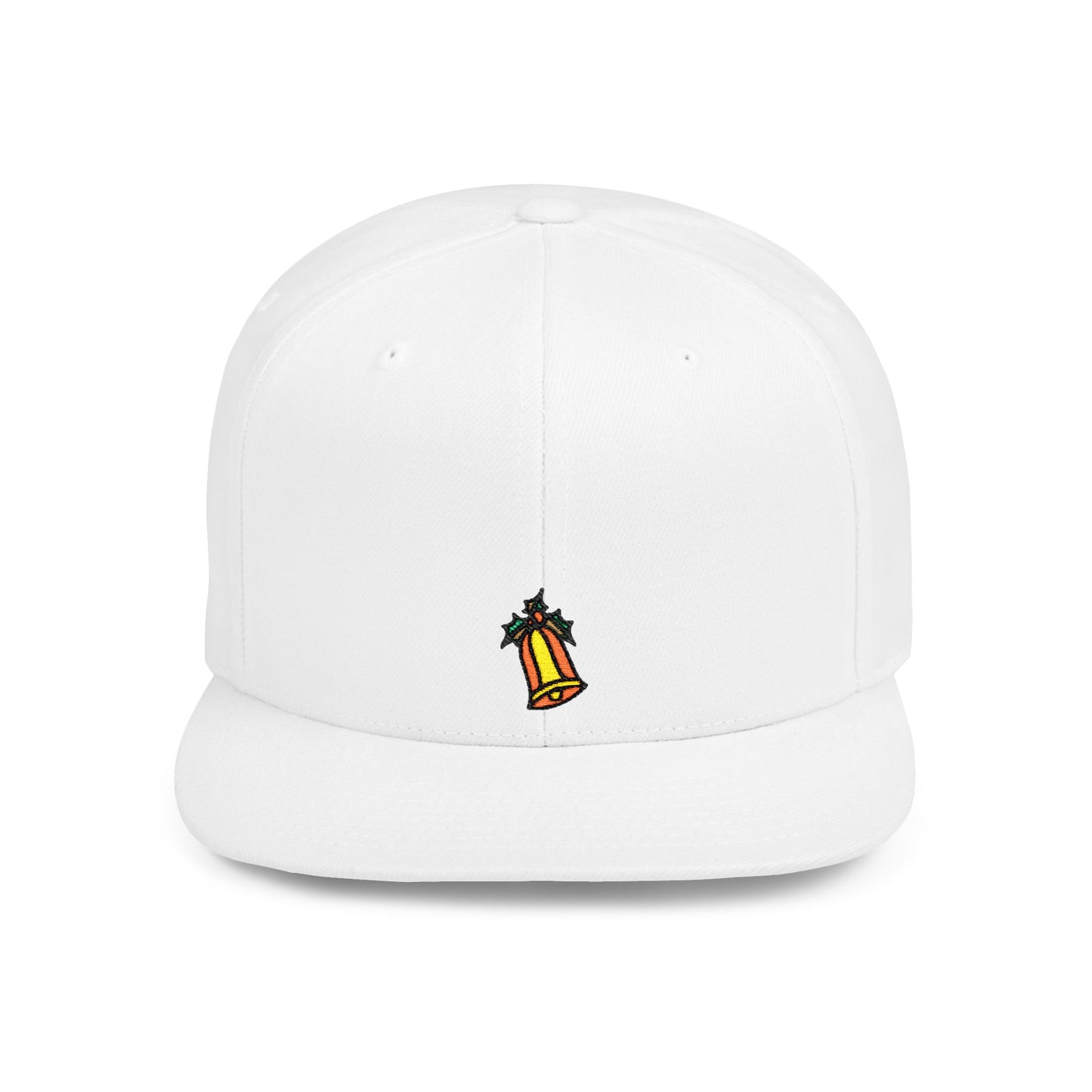 Icons Embroidered Bell Flat Bill Snapback – Lightweight, Custom Fit, Premium Quality