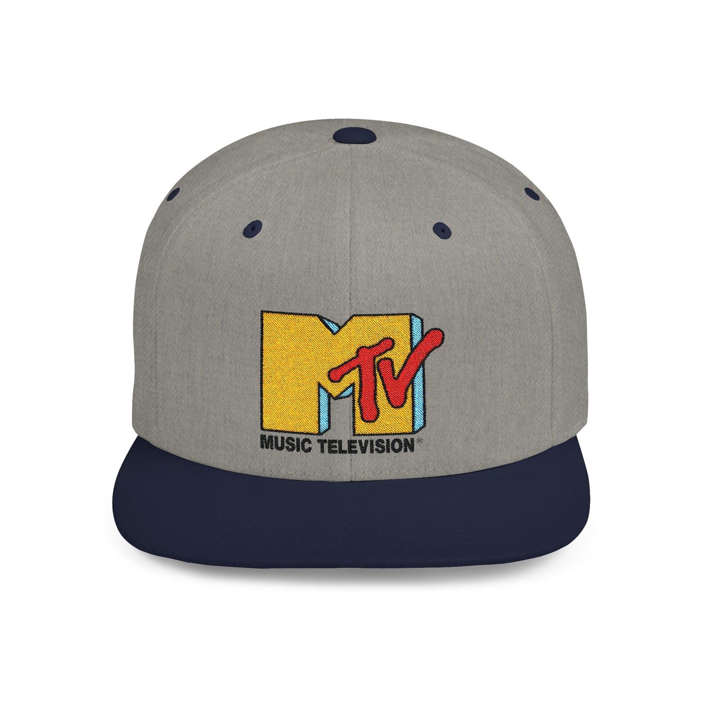 MTV Flat Bill Snapback – Lightweight, Custom Fit, Premium Quality