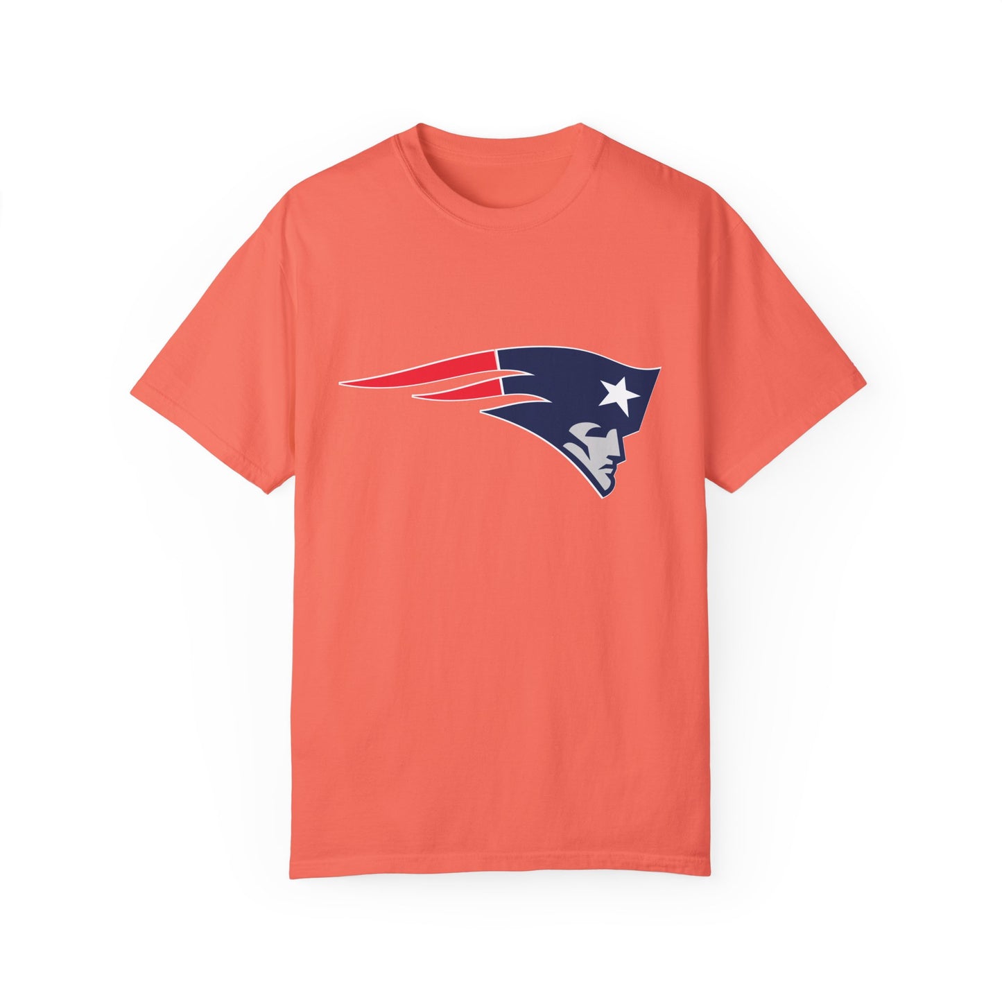 New England Patriots Gear Garment-Dyed T-Shirt – Premium Cotton Tee for Customization