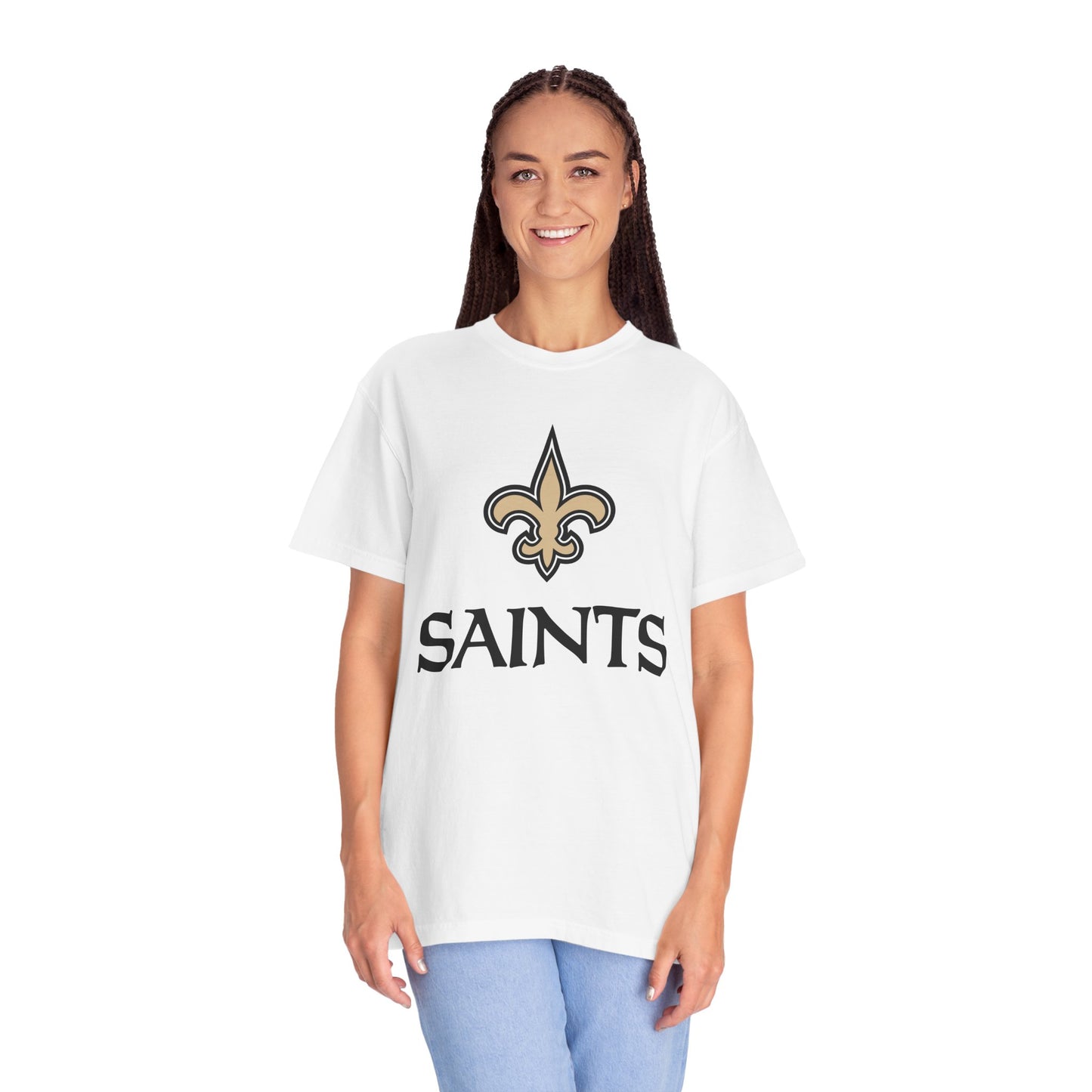 New Orleans Saints Fan Gifts Garment-Dyed T-Shirt – Premium Cotton Tee for Customization