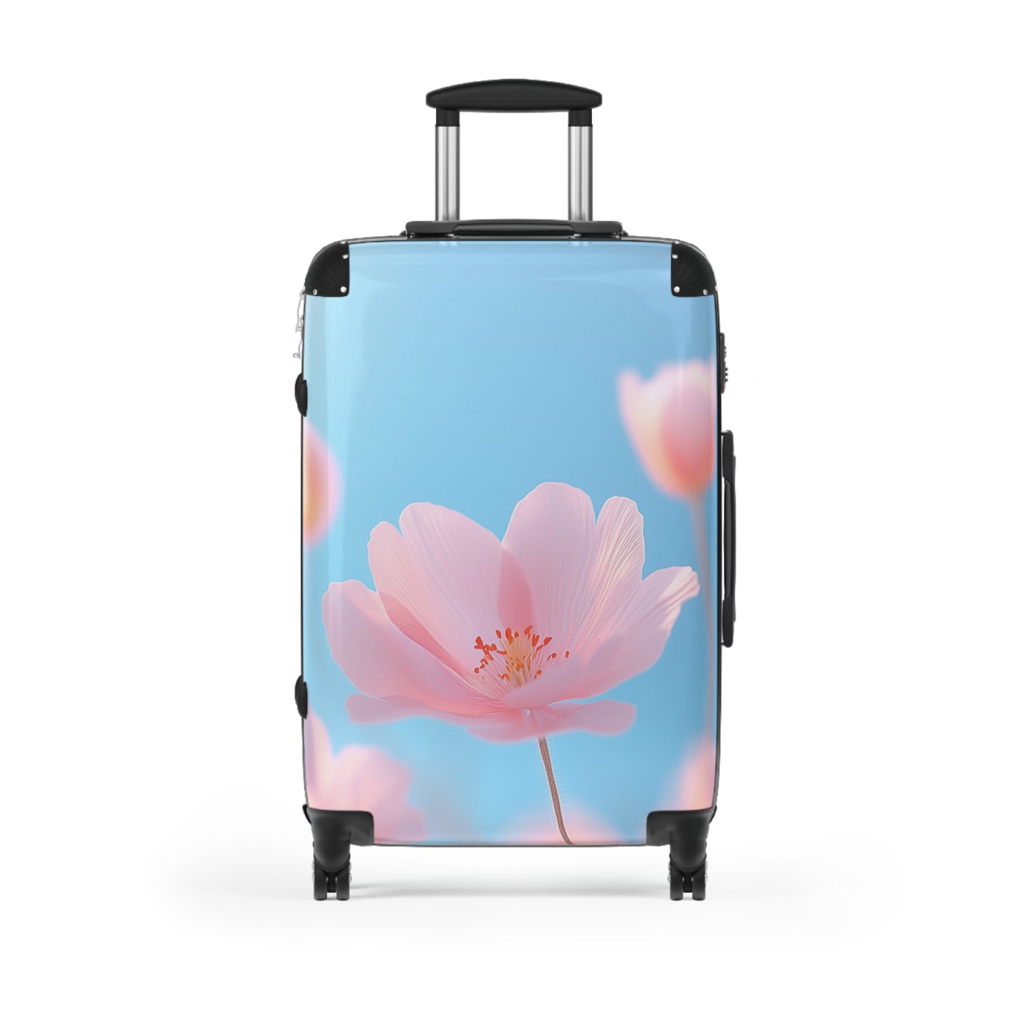 Nature Flowers Floral Spring Pink Art Carry-On Suitcase - Stylish Luggage for Travelers