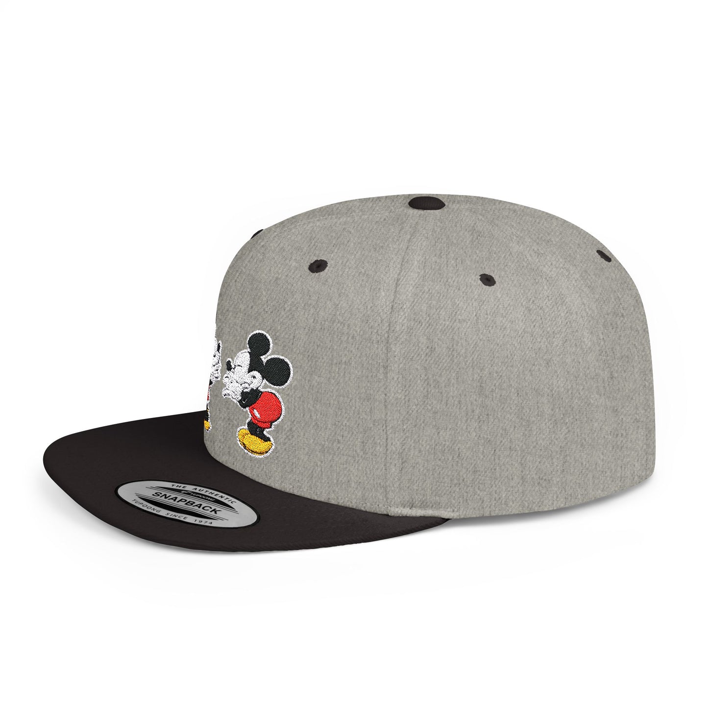 Classic Minnie Mouse Mickey Mouse Flat Bill Snapback – Lightweight, Custom Fit, Premium Quality