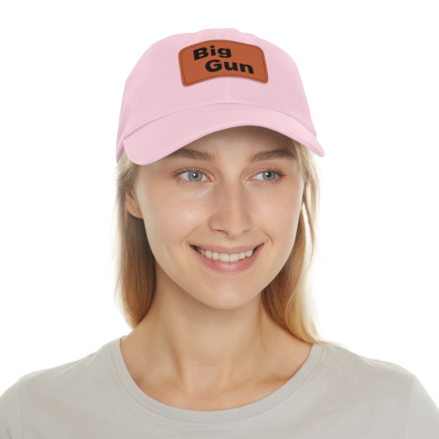 Dad Leather Patch Hat Big Gun – Timeless Style, Perfect Fit