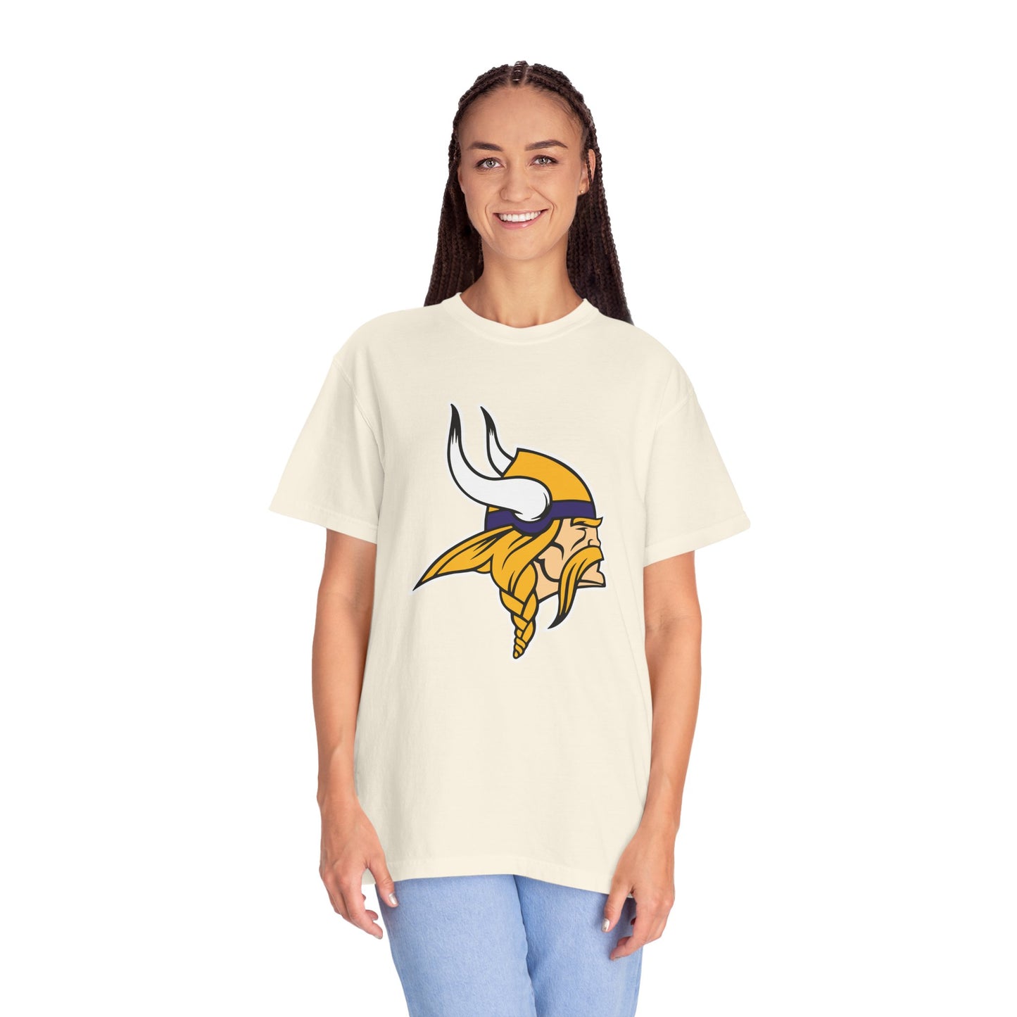 Minnesota Vikings Gear Garment-Dyed T-Shirt – Premium Cotton Tee for Customization