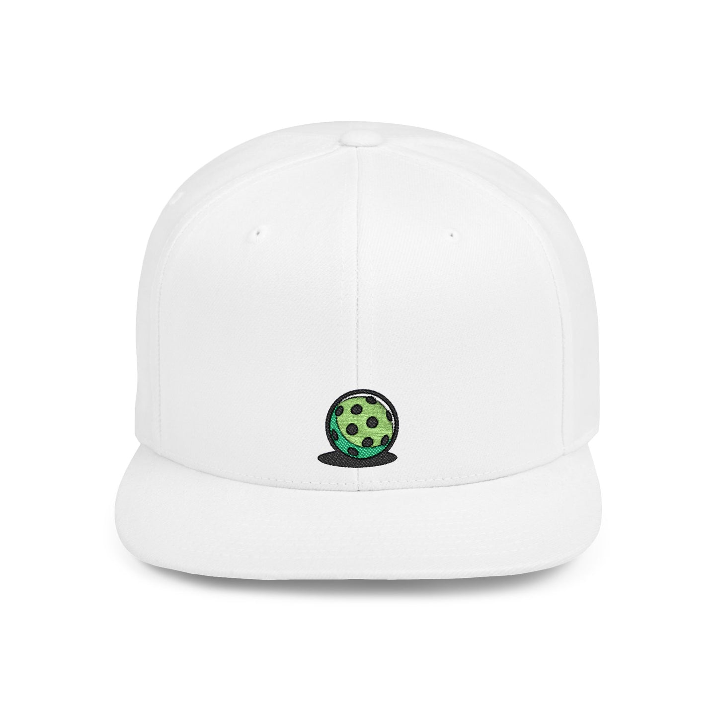 Icons Embroidered Ball Flat Bill Snapback – Lightweight, Custom Fit, Premium Quality