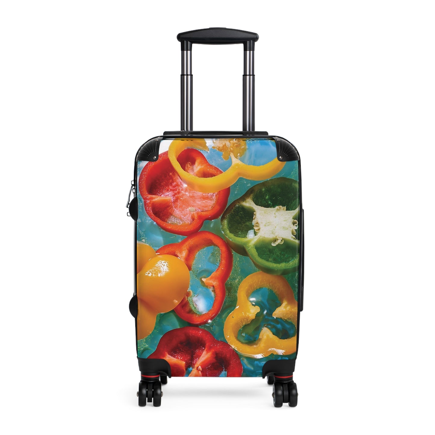 Nature Summer Bell Peppers Slices Carry-On Suitcase - Stylish Luggage for Travelers