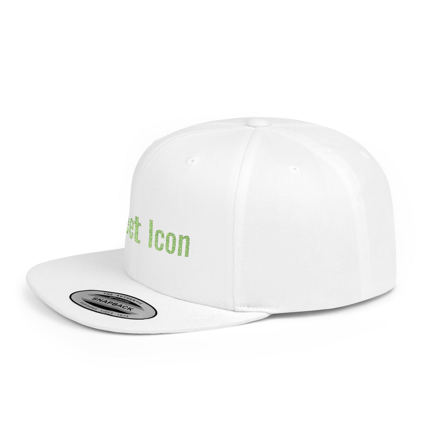 Text Street Icon Flat Bill Snapback – Lightweight, Custom Fit, Premium Quality
