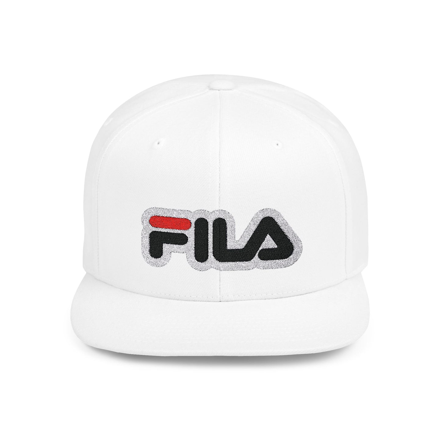 Fila Flat Bill Snapback – Lightweight, Custom Fit, Premium Quality