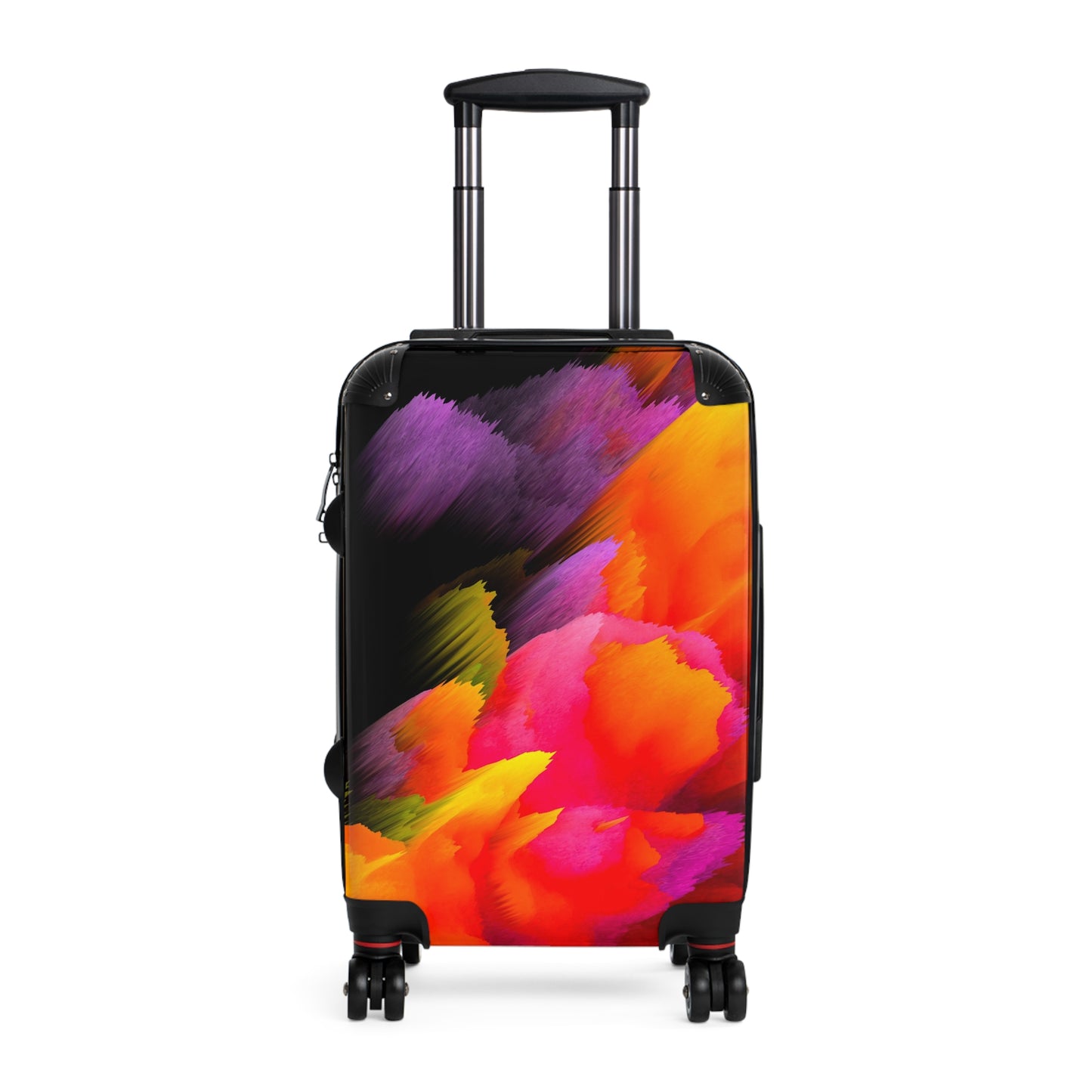 Abstract Colorful Dispersion Art Carry-On Suitcase - Stylish Luggage for Travelers