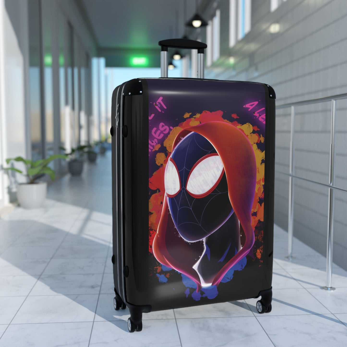 Marvel Miles Morales Carry-On Suitcase - Stylish Luggage for Travelers