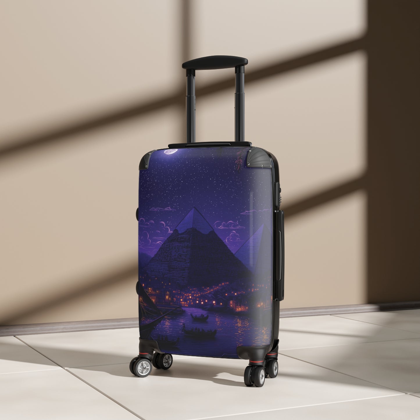 Art Egyptian Pyramids Carry-On Suitcase - Stylish Luggage for Travelers