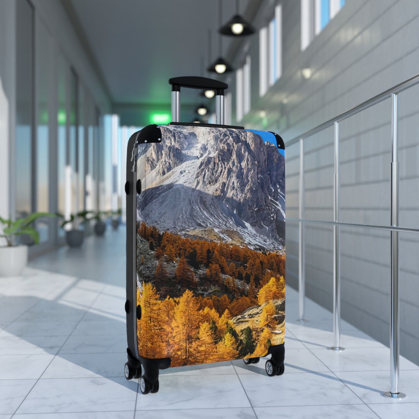 Nature Autumn Forest Mountain Art Carry-On Suitcase - Stylish Luggage for Travelers