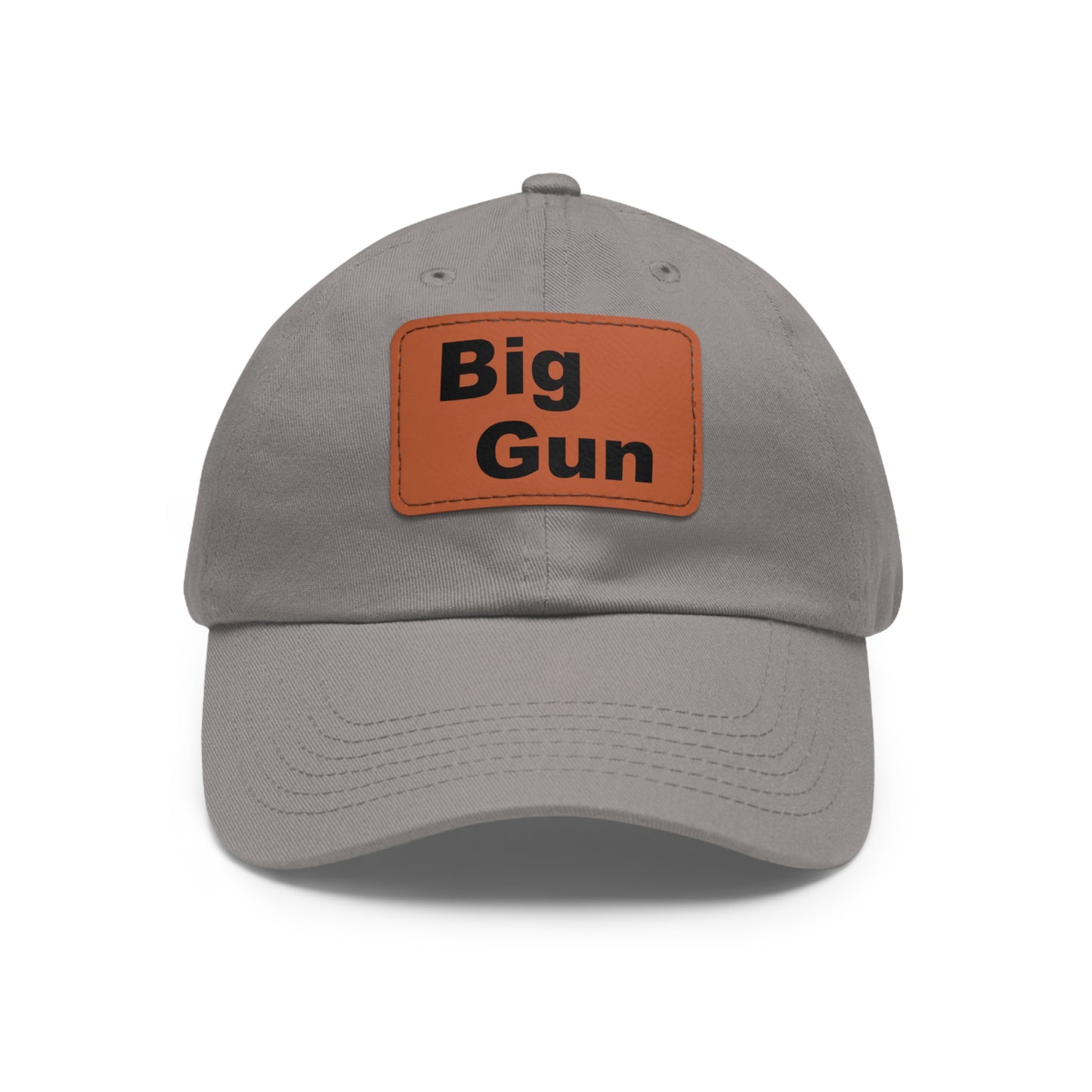 Dad Leather Patch Hat Big Gun – Timeless Style, Perfect Fit