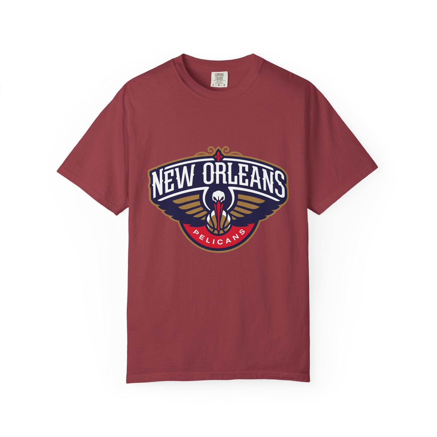 New Orleans Pelicans Garment-Dyed T-Shirt – Premium Cotton Tee for Customization