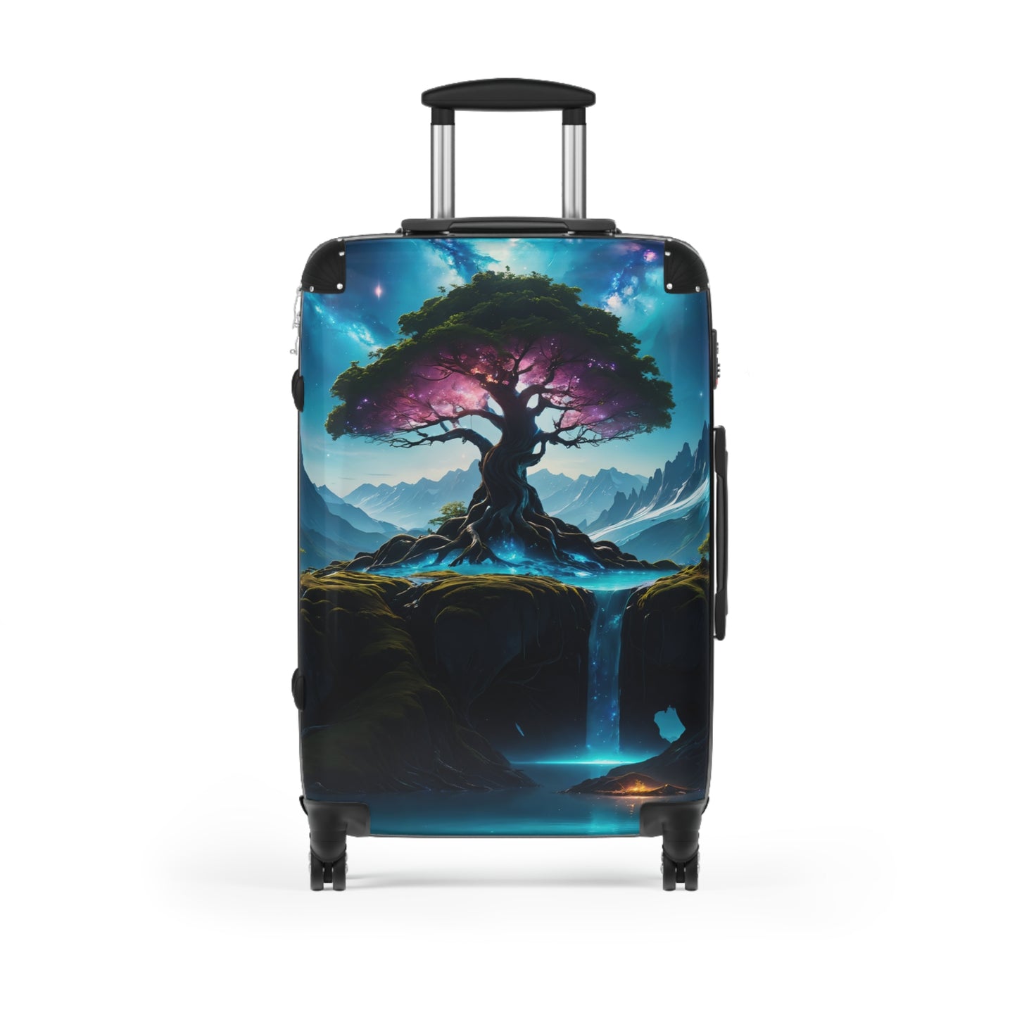 Fantasy Forest Trees Nature Art Carry-On Suitcase - Stylish Luggage for Travelers