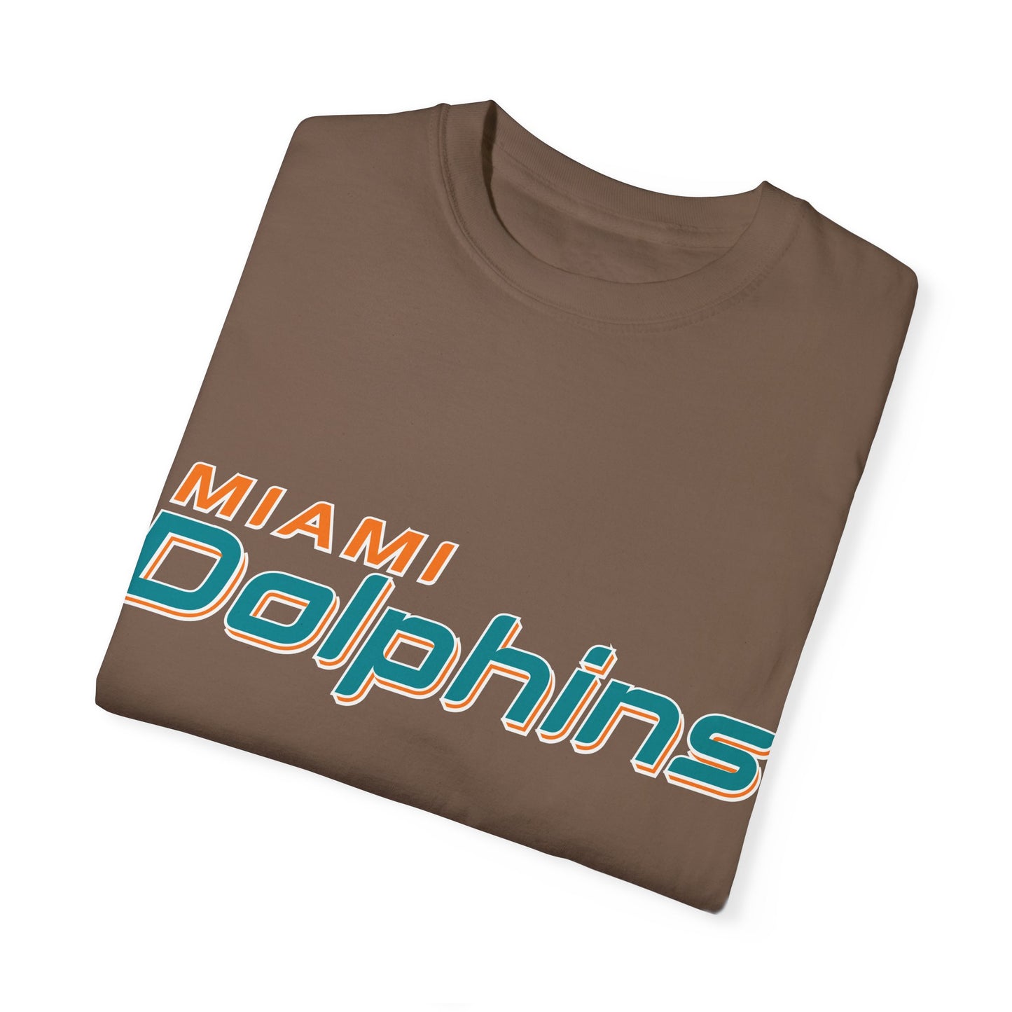 Miami Dolphins Garment-Dyed T-Shirt – Premium Cotton Tee for Customization