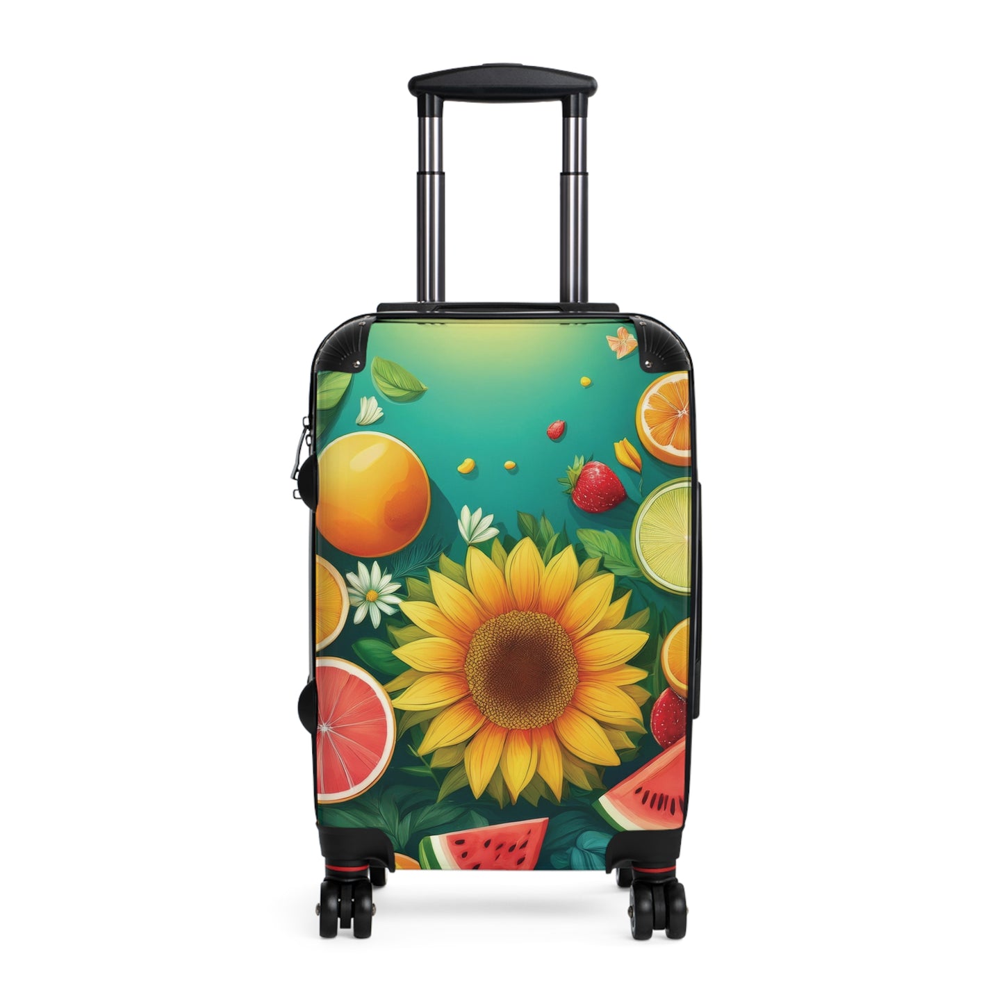 Nature Summer Fruits Flower Carry-On Suitcase - Stylish Luggage for Travelers