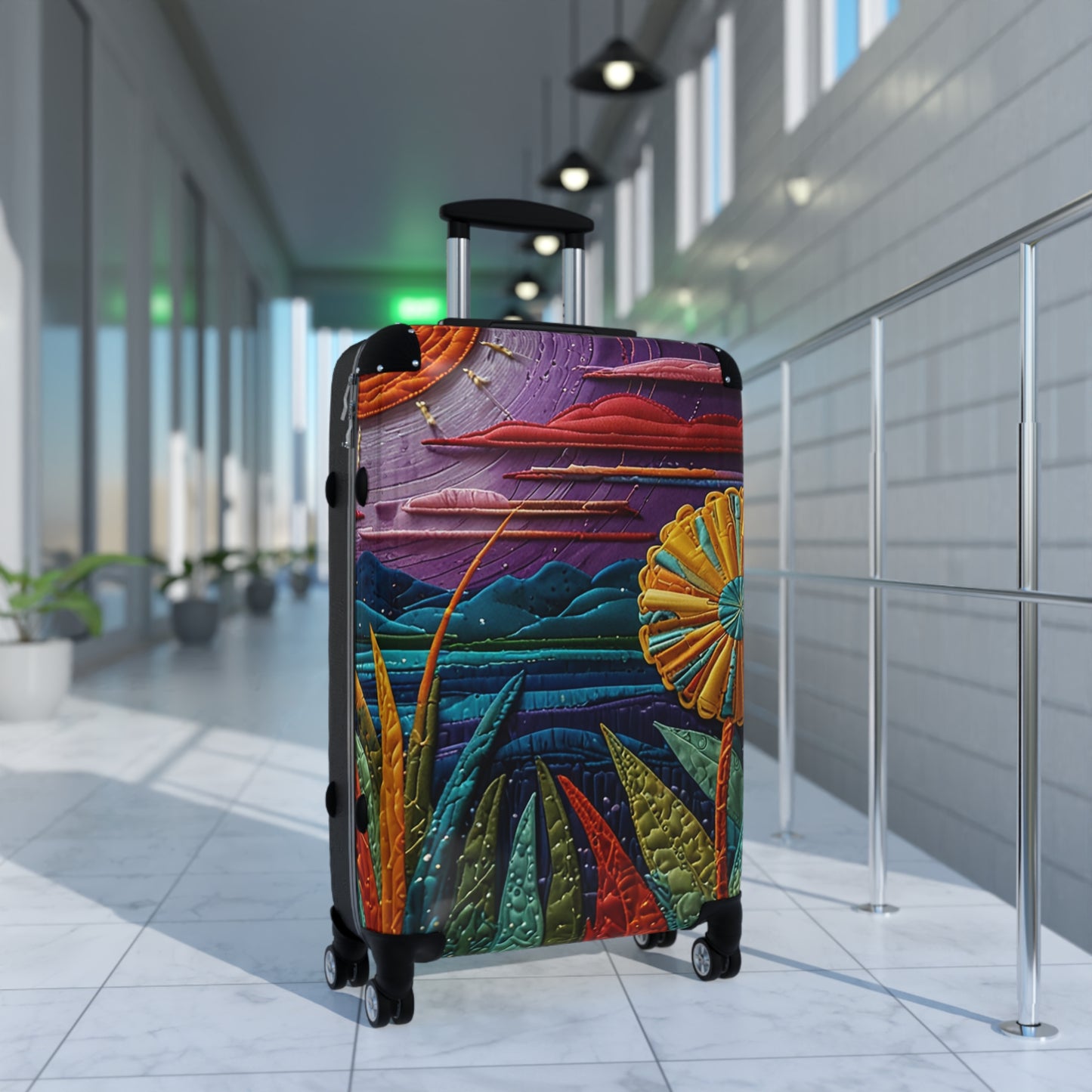 Nature Flowers Floral Spring Flower Art Carry-On Suitcase - Stylish Luggage for Travelers