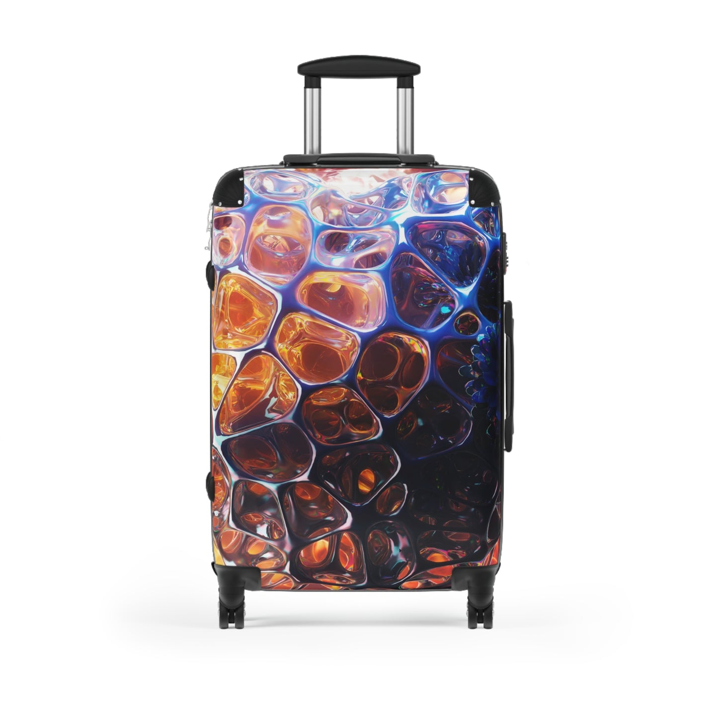 Love Heart Fire Art Carry-On Suitcase - Stylish Luggage for Travelers