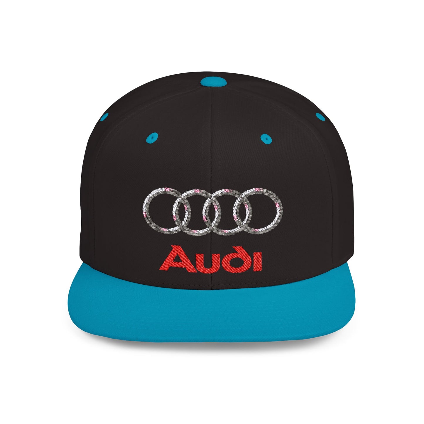 Audi Auto Flat Bill Snapback – Lightweight, Custom Fit, Premium Quality