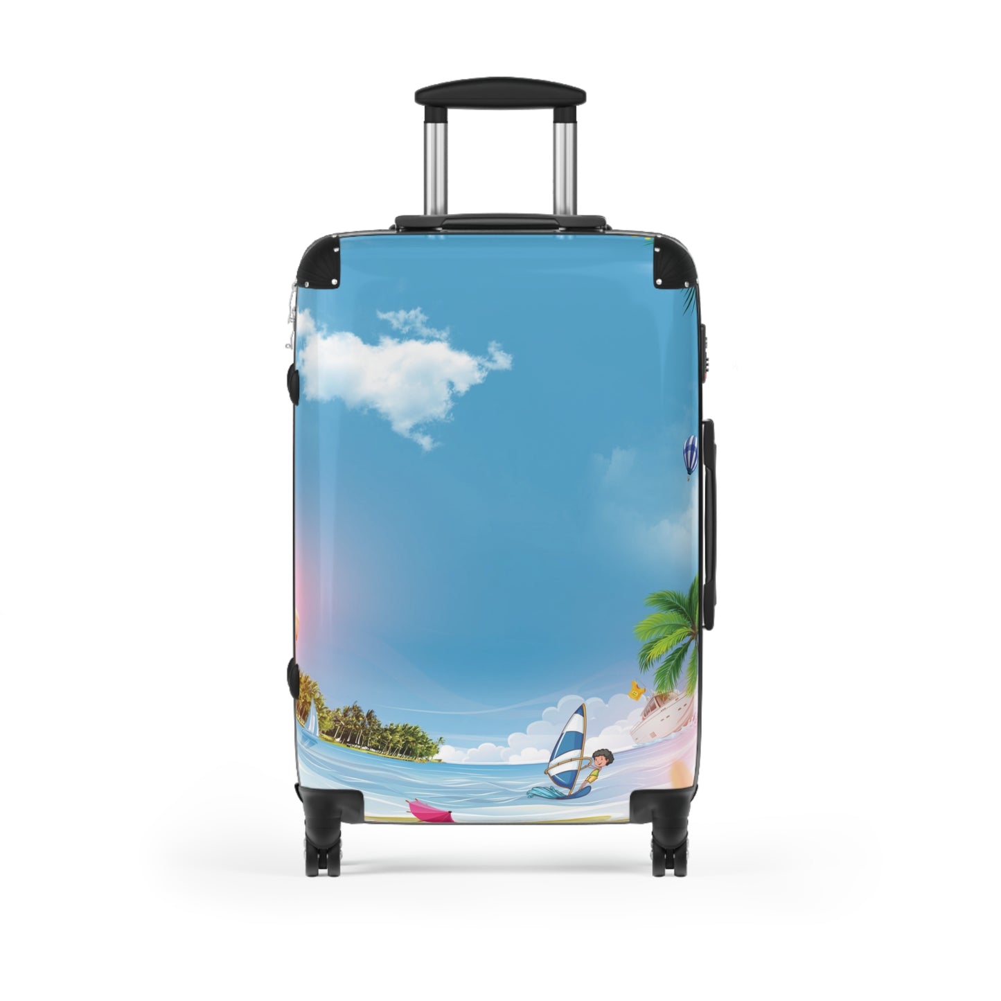 Nature Summer Tropical Beach Art Carry-On Suitcase - Stylish Luggage for Travelers
