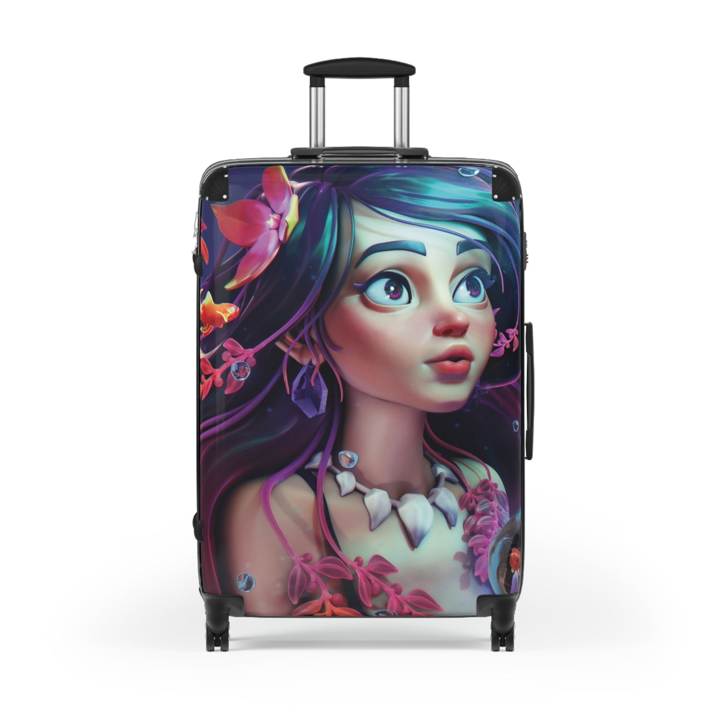 Art Mermaid Dream Carry-On Suitcase - Stylish Luggage for Travelers