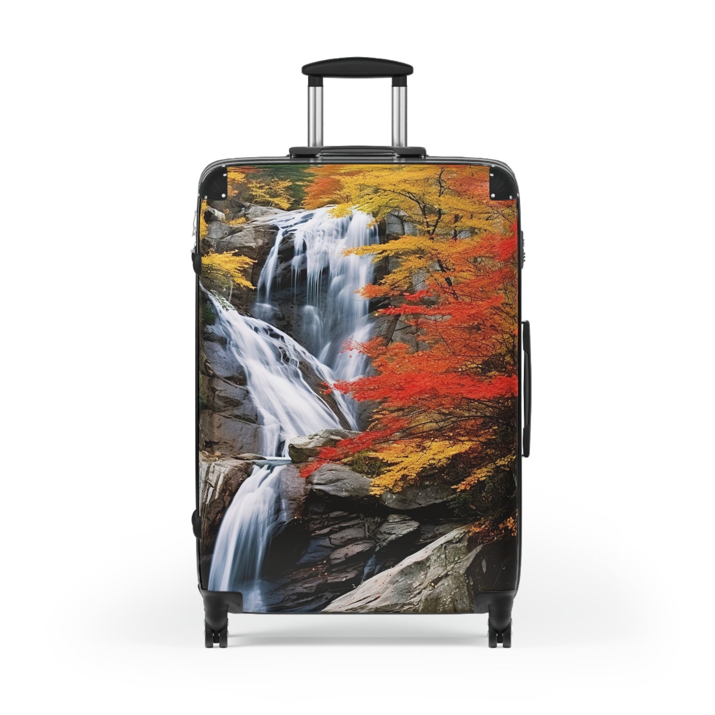 Nature Waterfalls Autumn And Falls Art Carry-On Suitcase - Stylish Luggage for Travelers