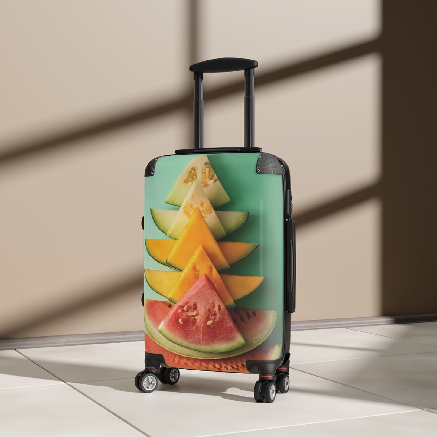 Nature Summer Stack Of Summer Carry-On Suitcase - Stylish Luggage for Travelers