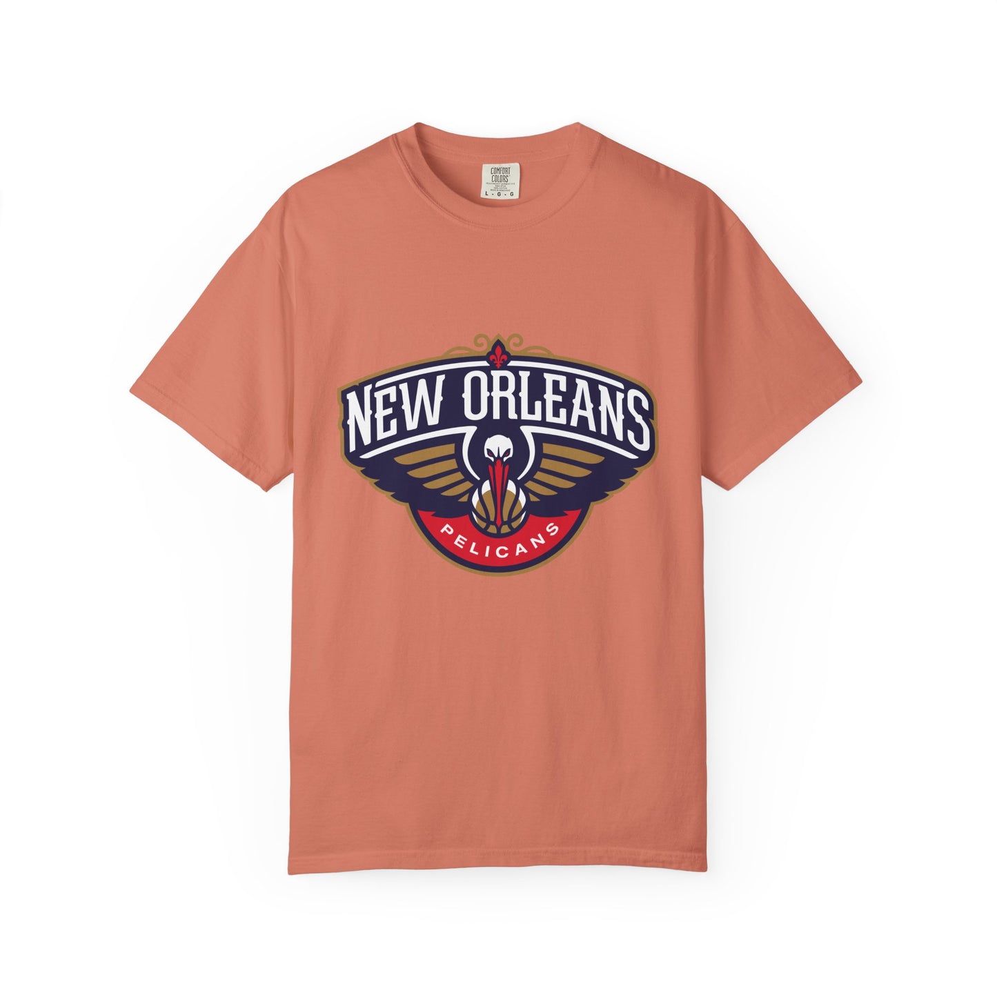 New Orleans Pelicans Garment-Dyed T-Shirt – Premium Cotton Tee for Customization